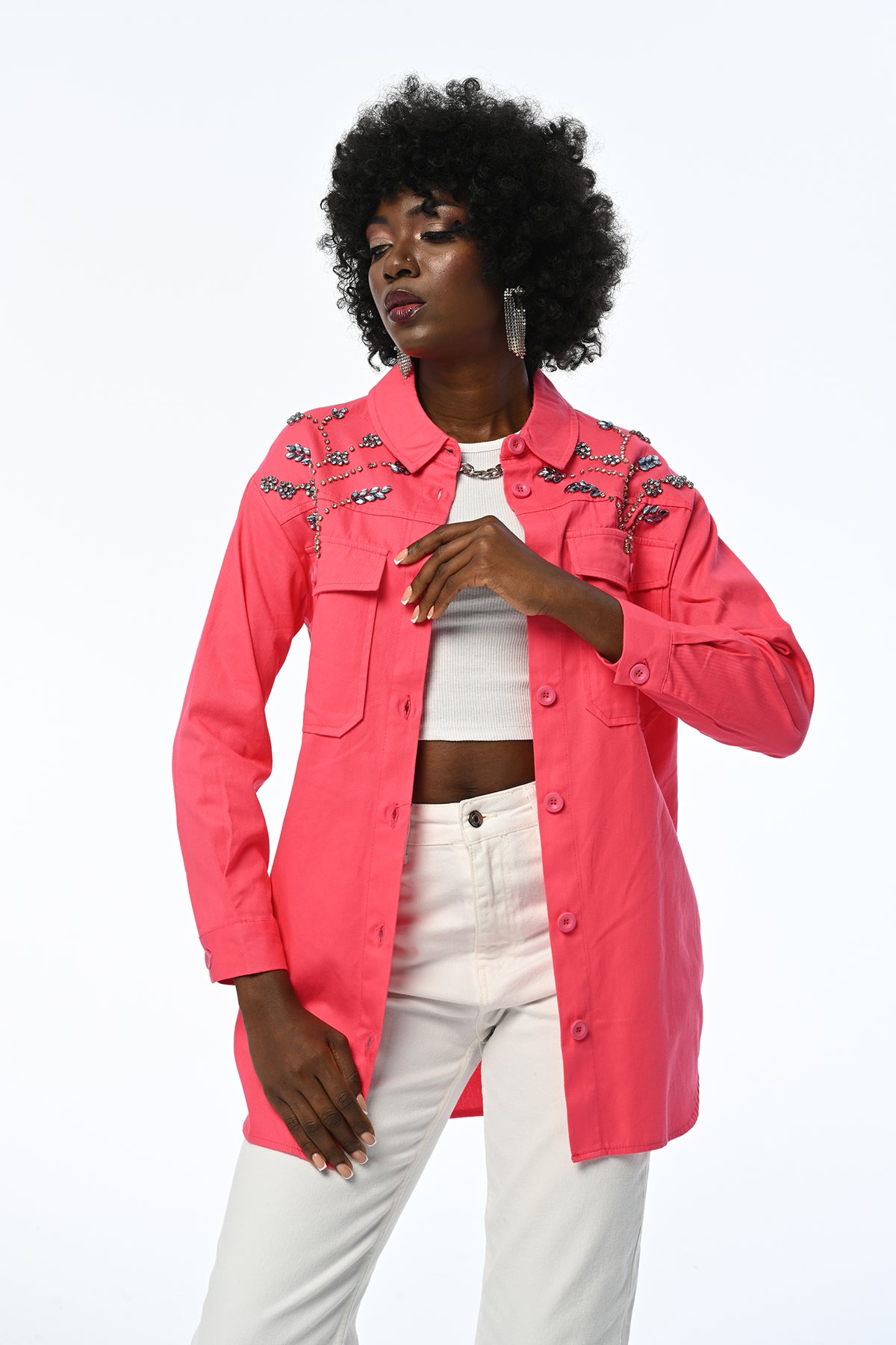 JACKET - 33041 FUCHSIA