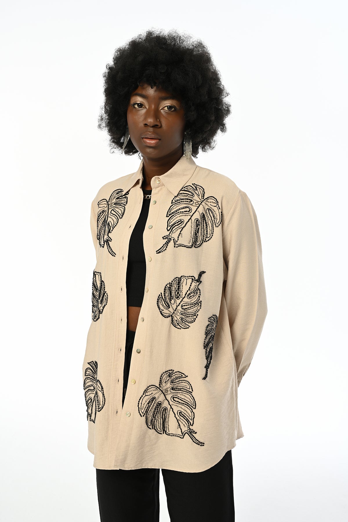 SHIRT - 33963 LIGHT BEIGE