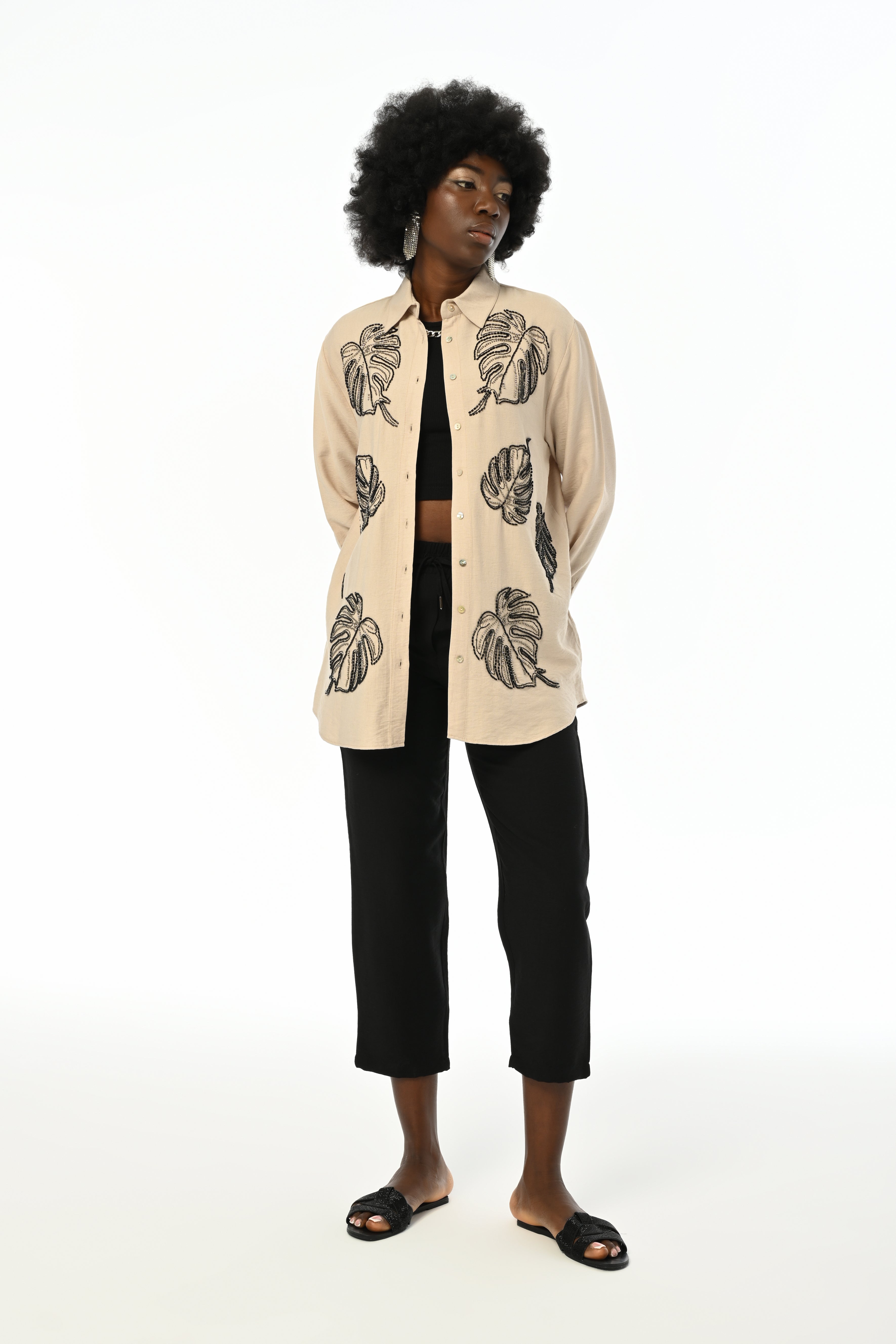 SHIRT - 33963 LIGHT BEIGE