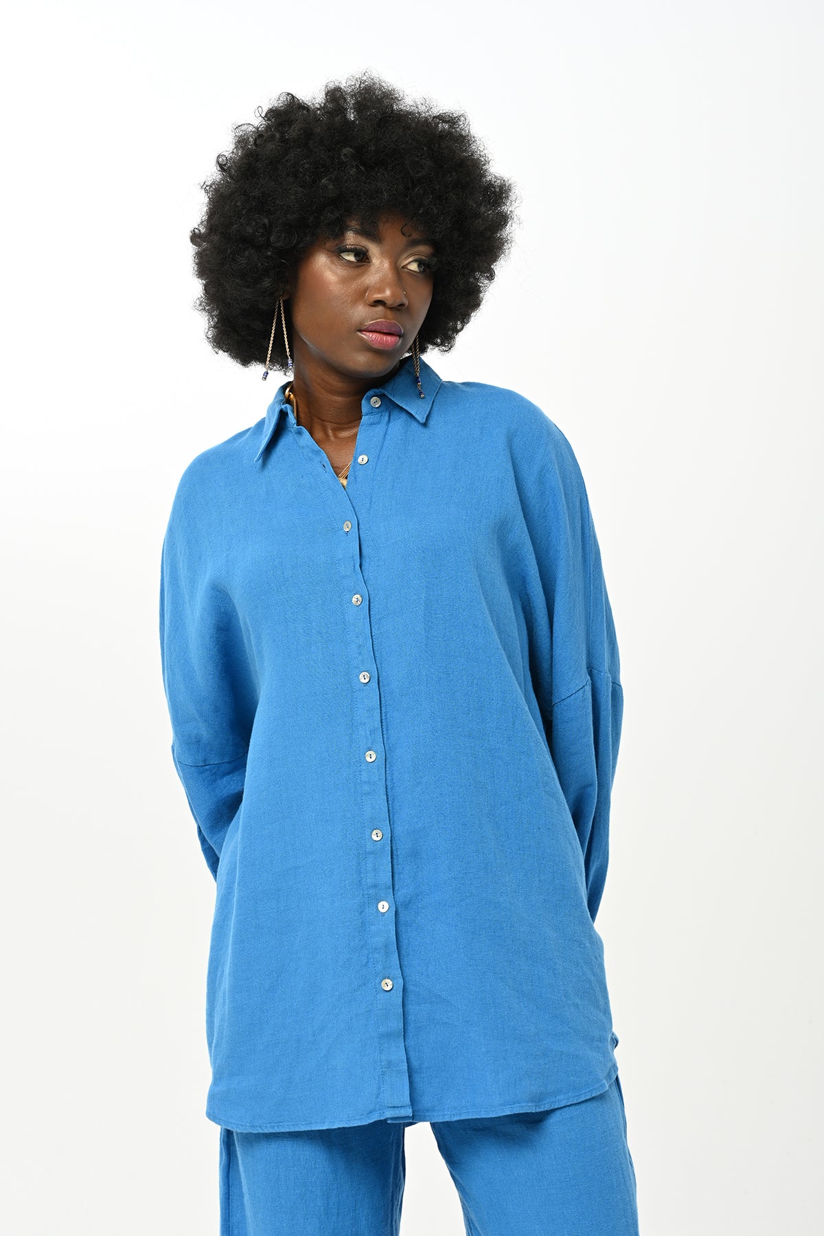 SHIRT - 33996 BLUE