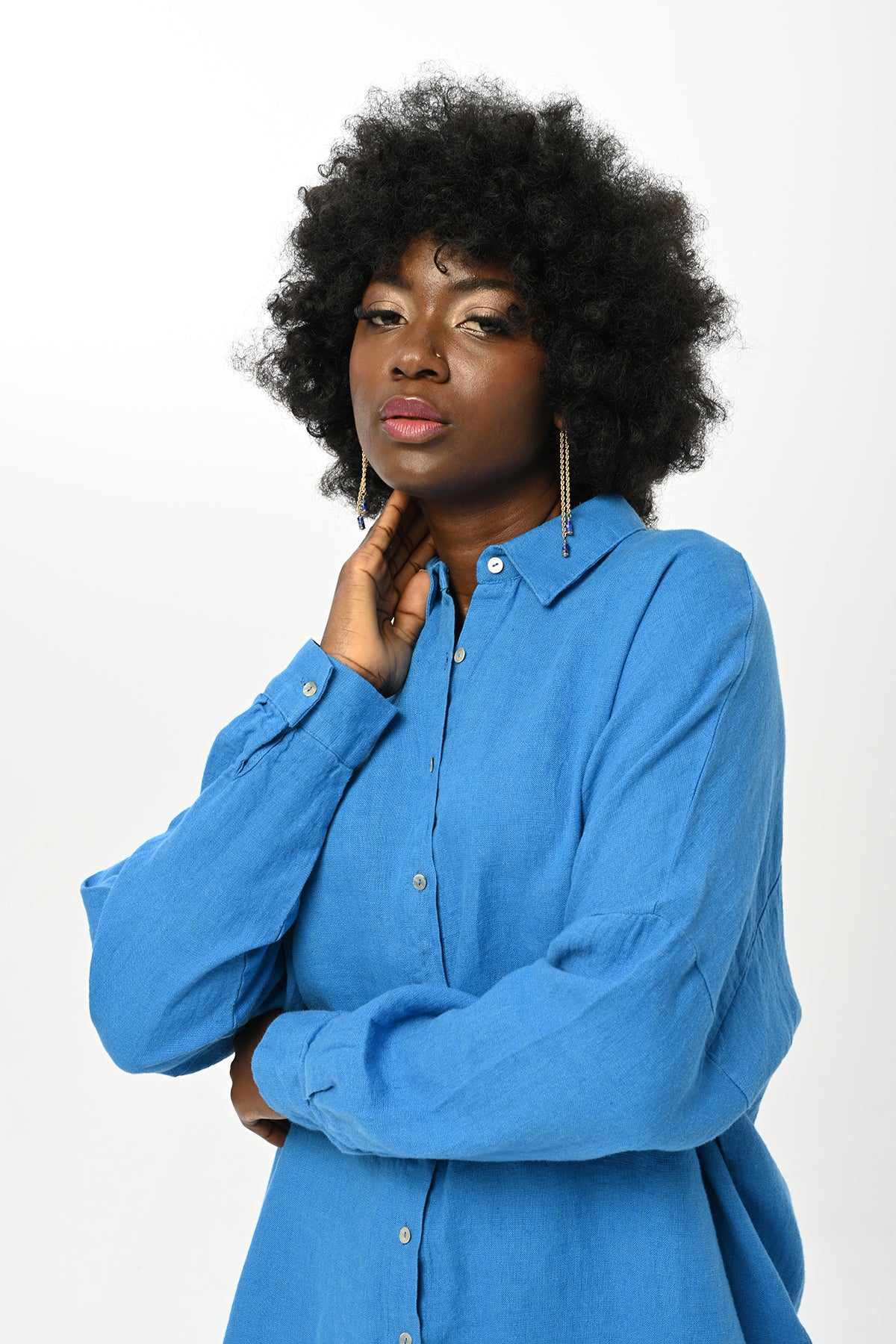 SHIRT - 33996 BLUE