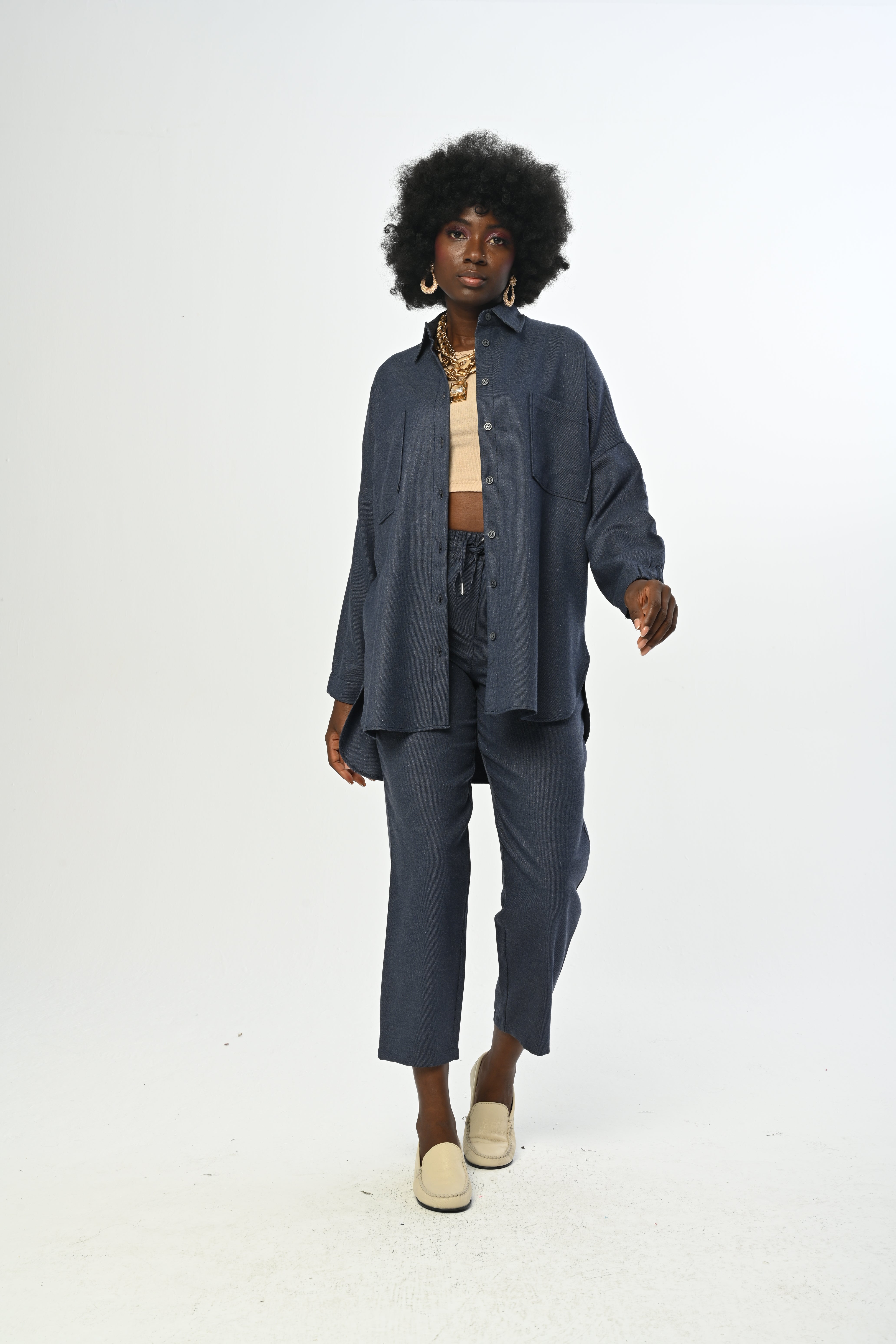 SHIRT - 34135 NAVY BLUE