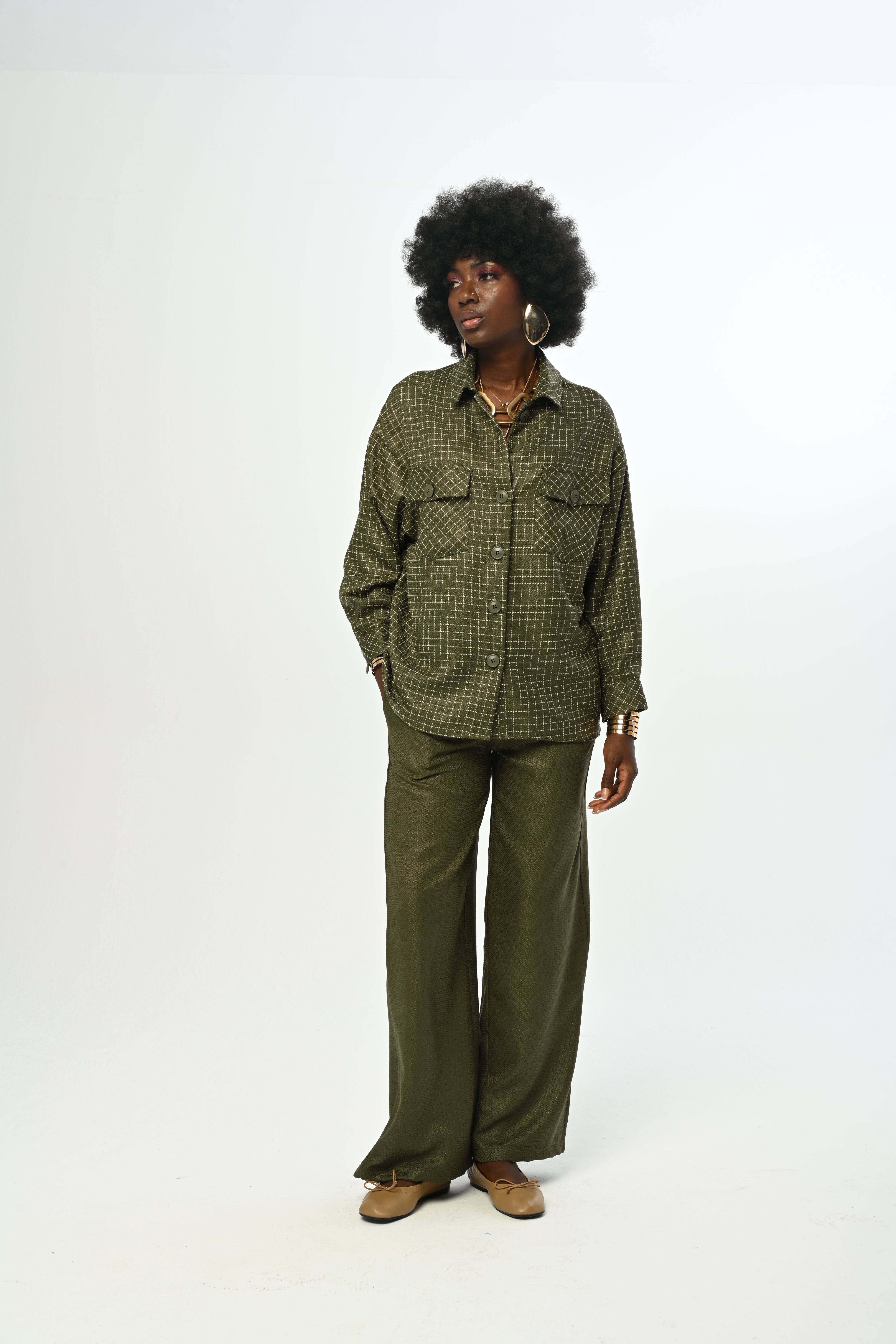SHIRT - 34138 KHAKI