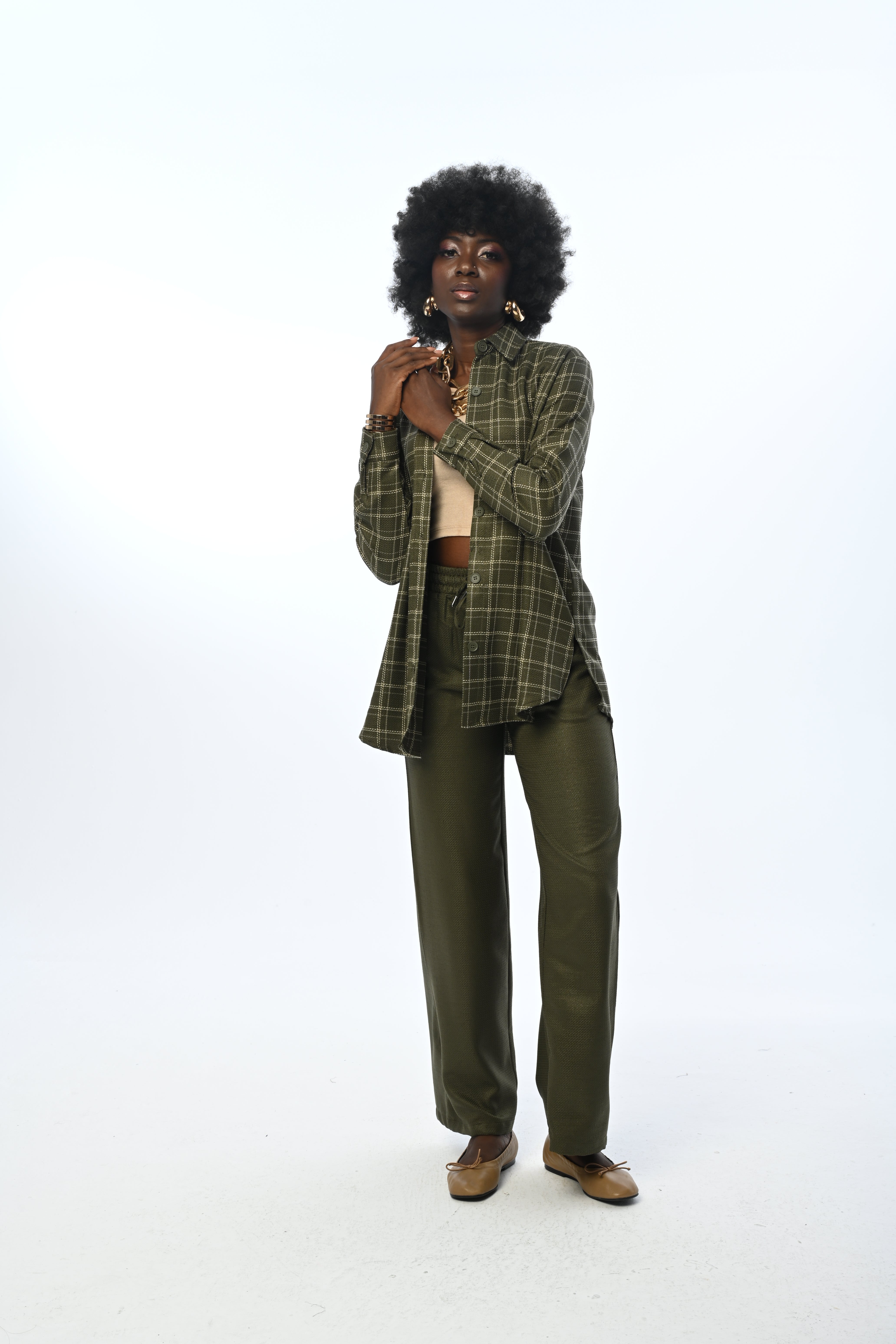 SHIRT - 34174 KHAKI