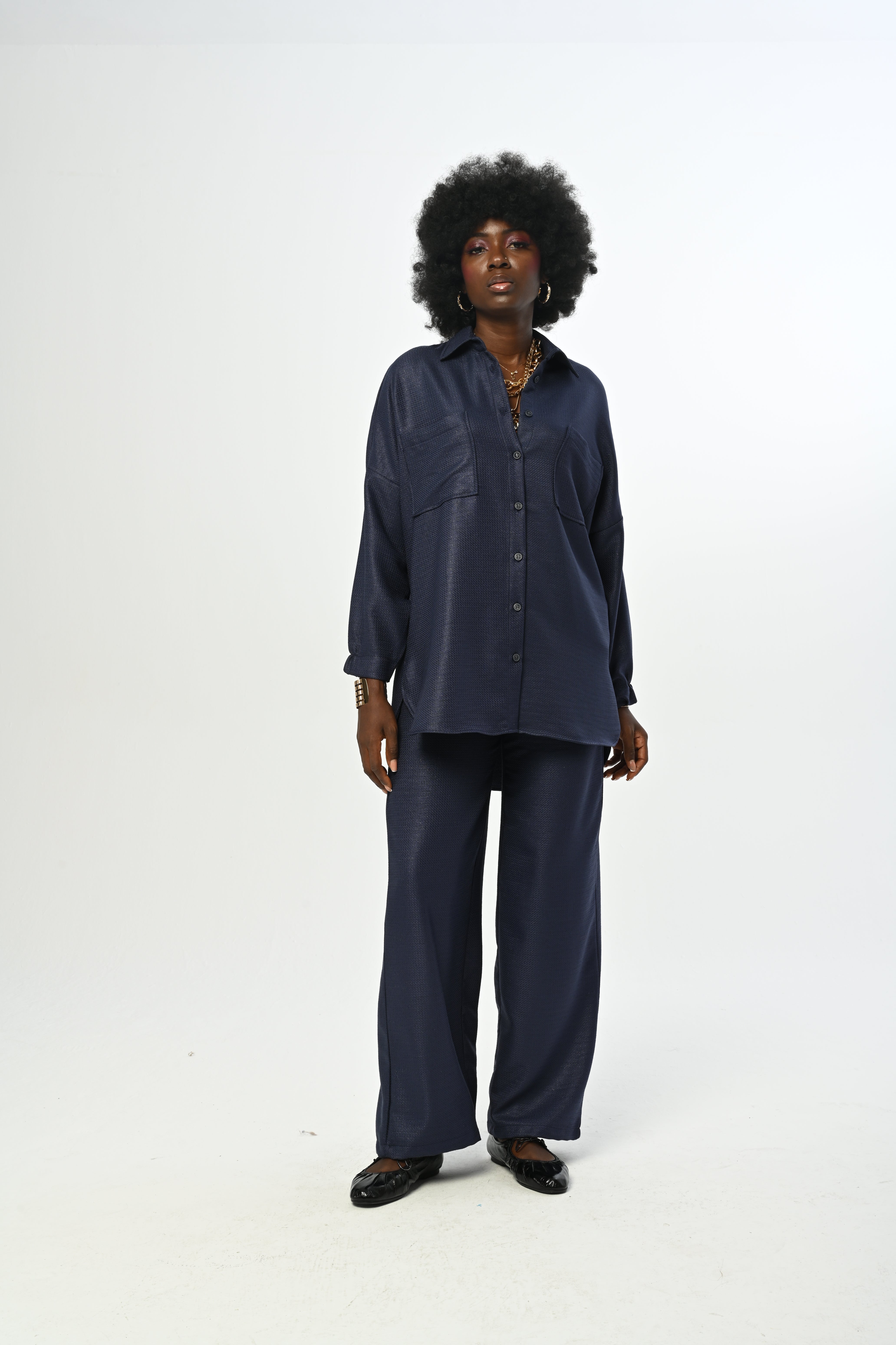 SHIRT - 34184 NAVY BLUE