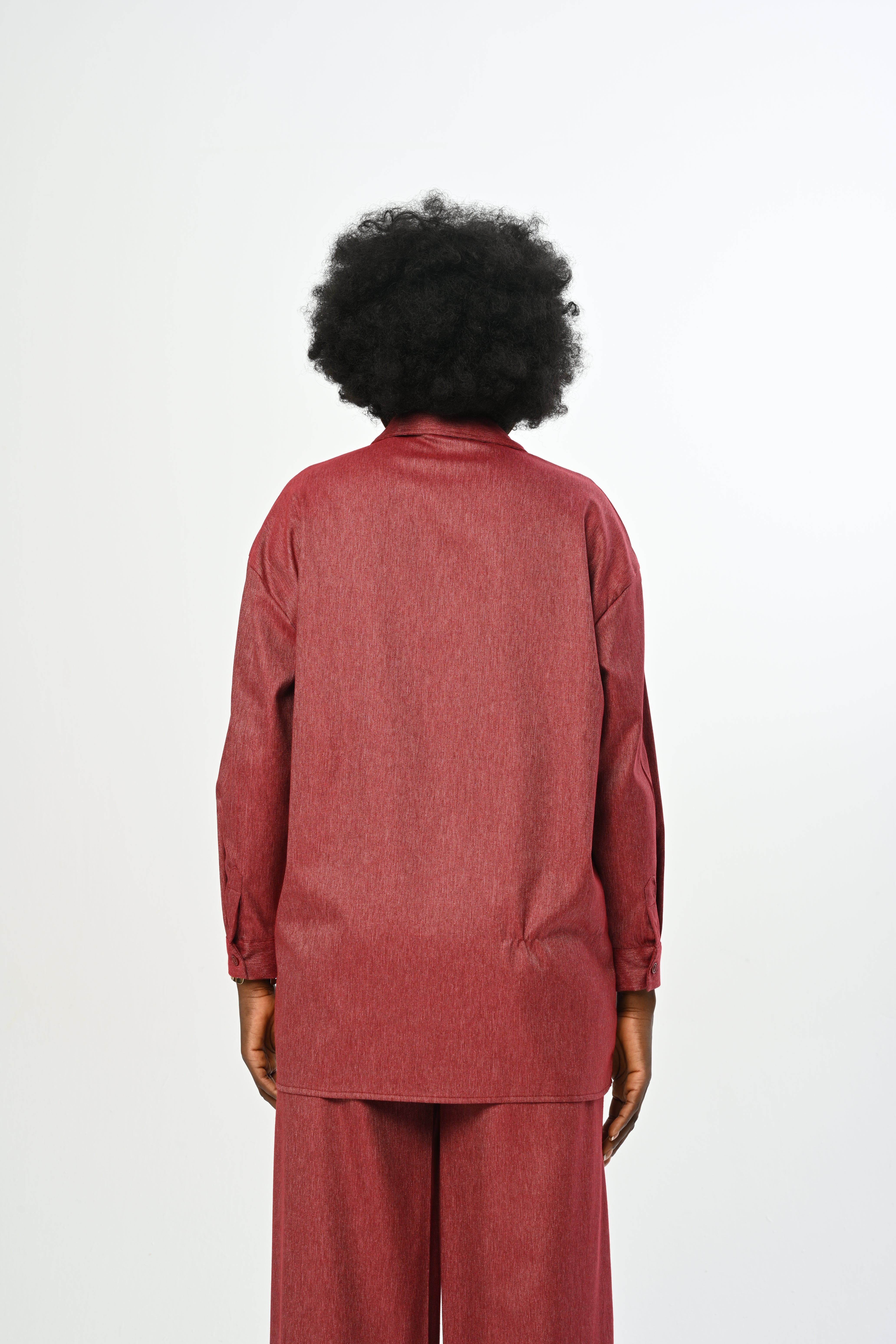 SHIRT - 34200 CLARET RED