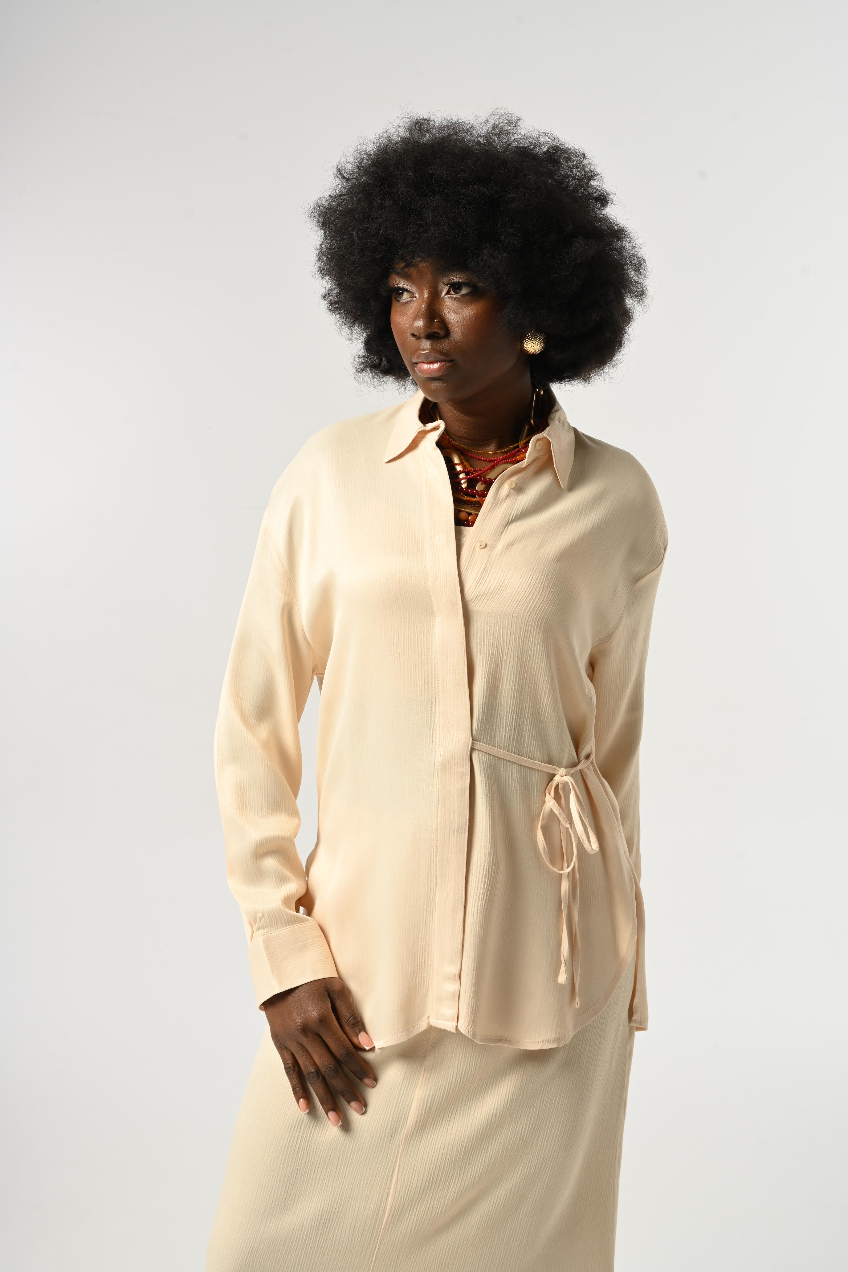 SHIRT - 34472 LIGHT BEIGE