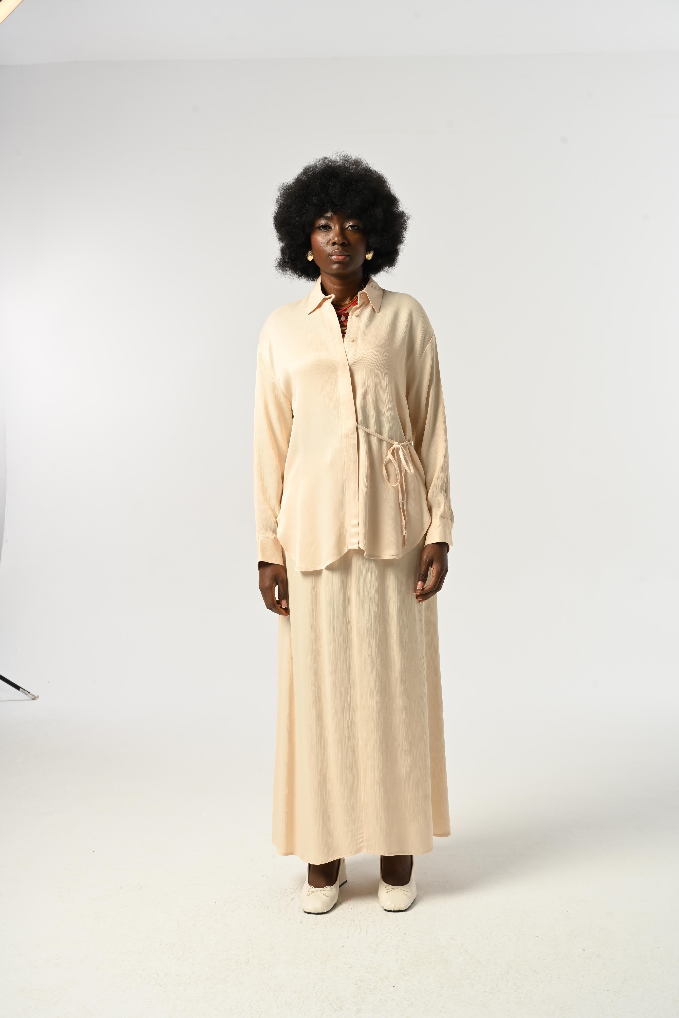 SHIRT - 34472 LIGHT BEIGE
