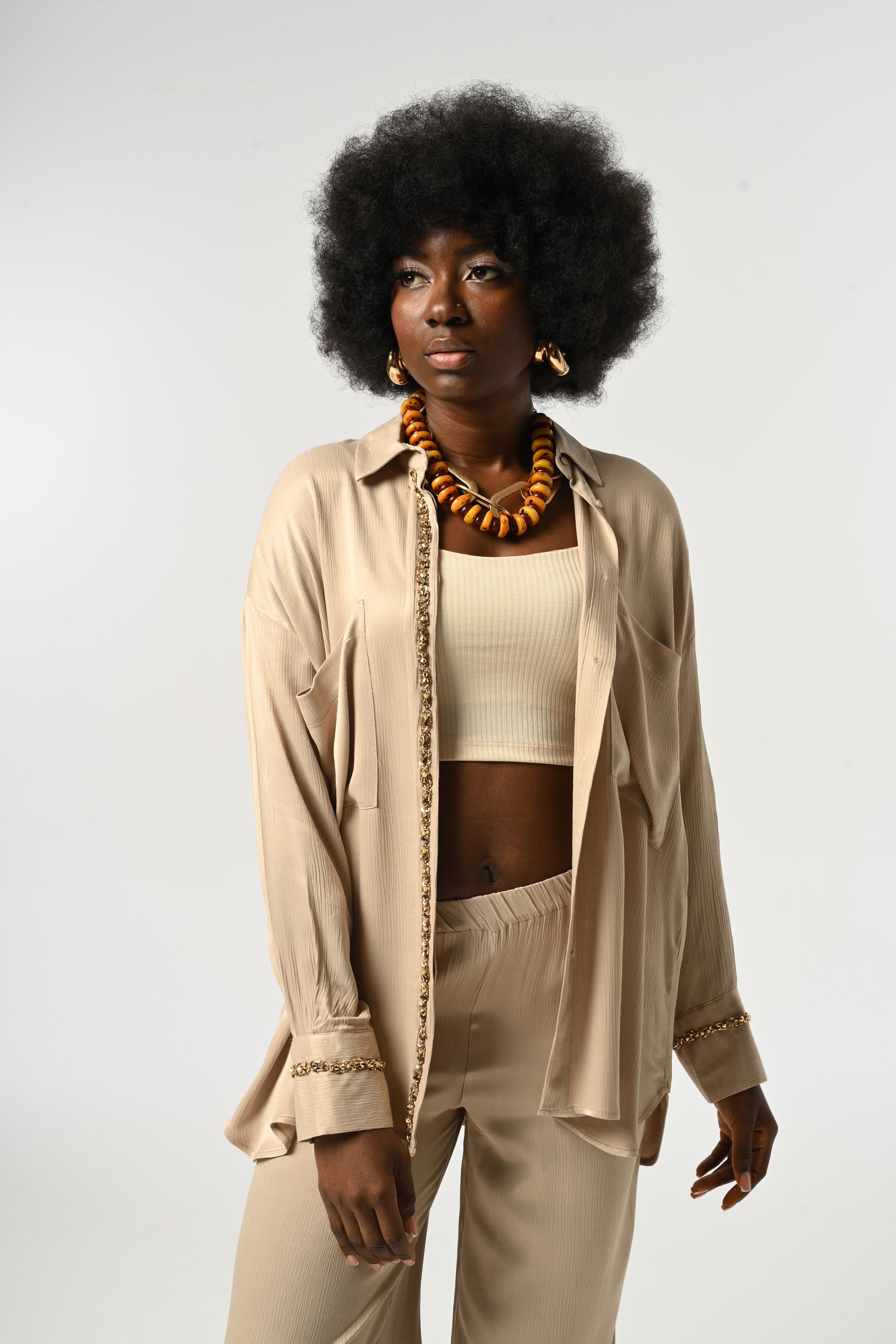 SHIRT - 34473 MINK