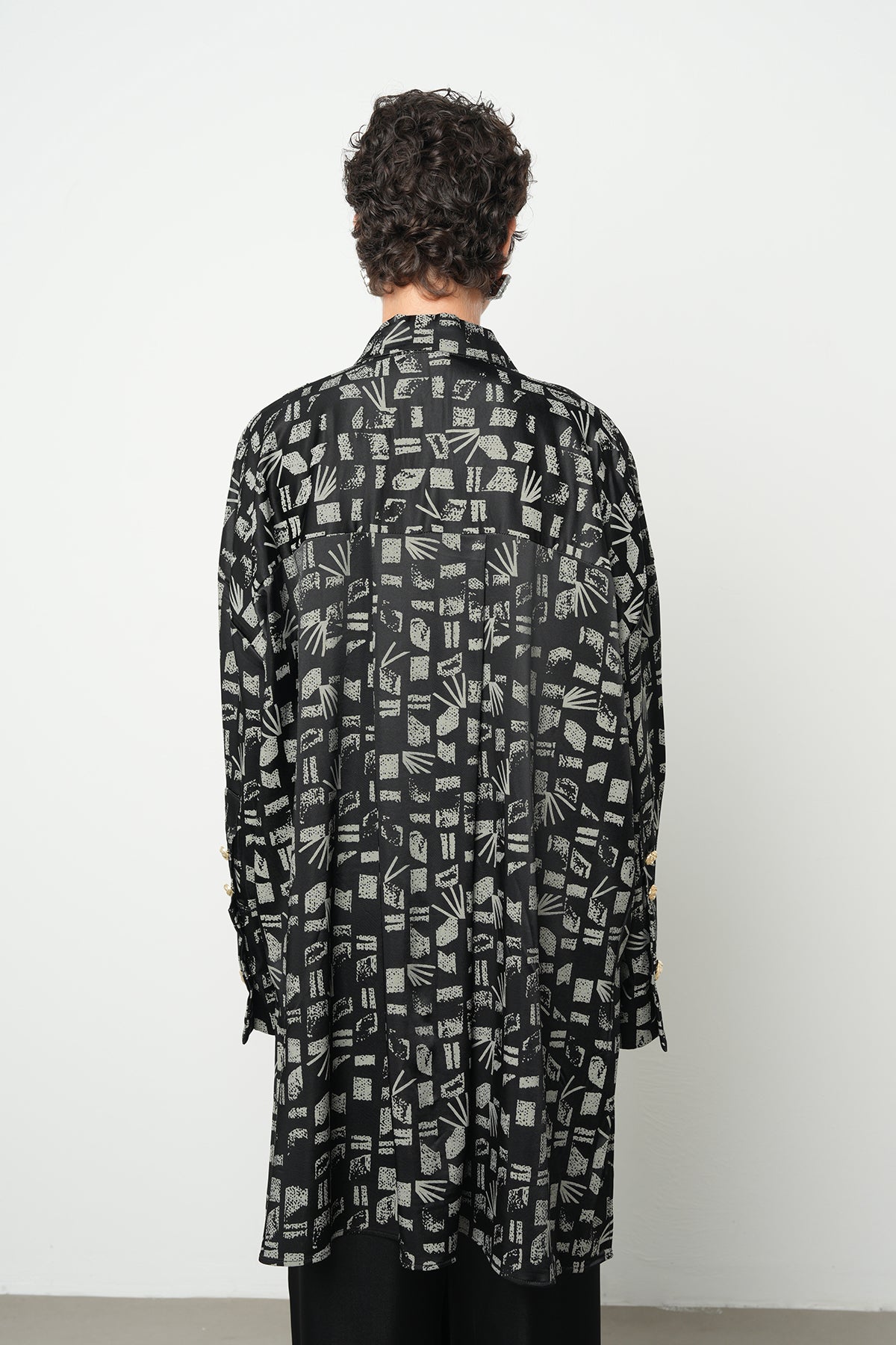 Orfeonegro Geometrik Desenli Tunik Gömlek