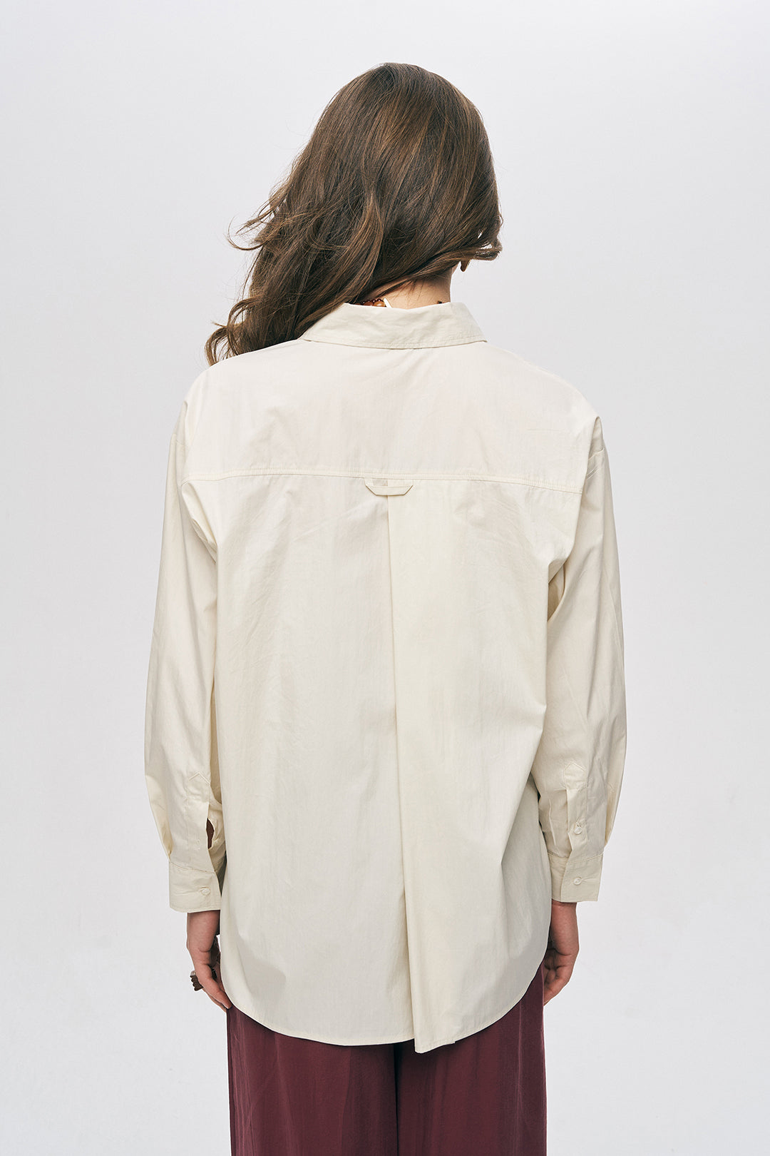 Orfeonegro Tek Cepli Oversize Sarı Gömlek