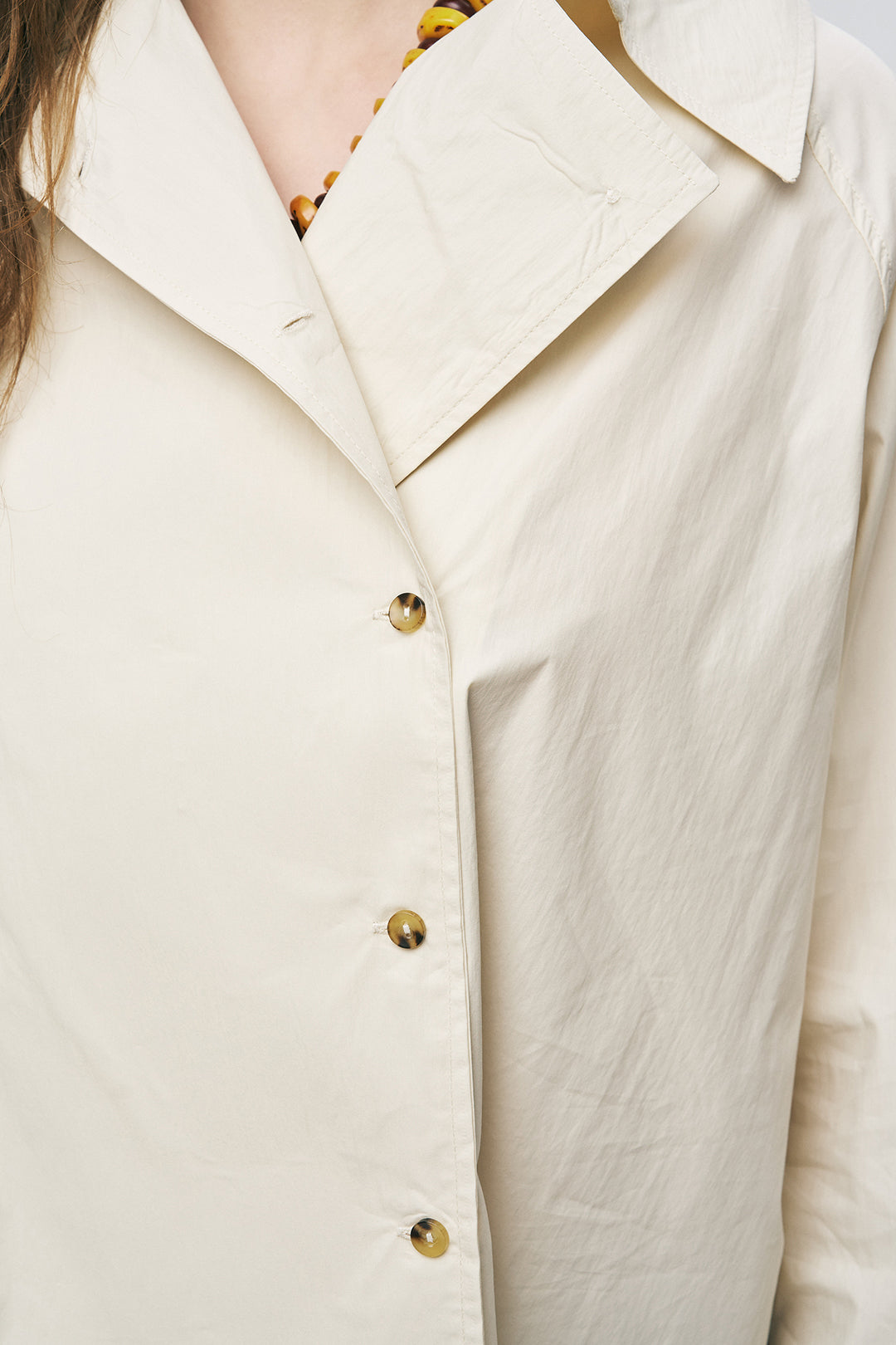 Orfeonegro Kruvaze Görünümlü Modern Kesim Sarı Gömlek