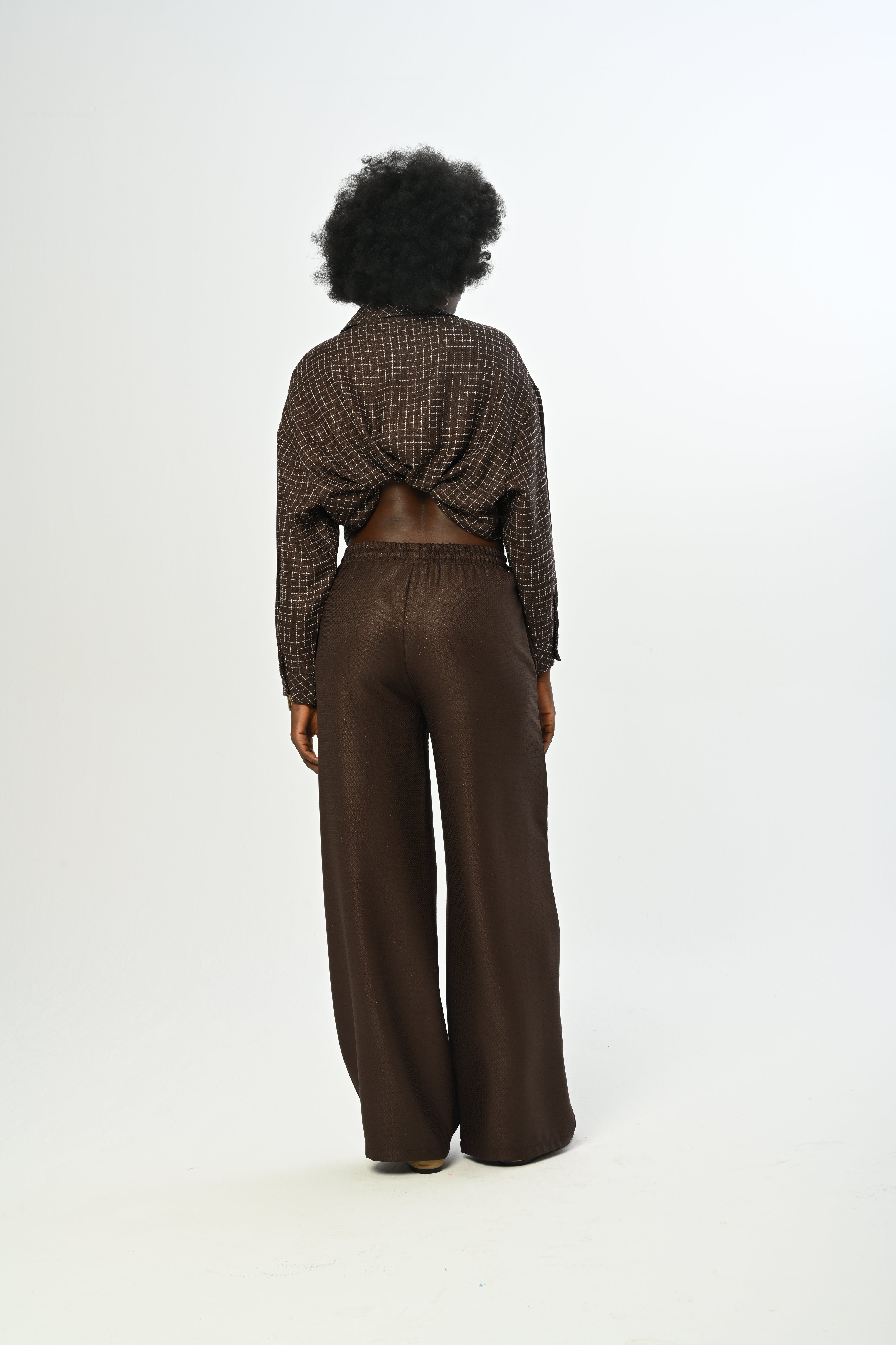 TROUSERS - 45114 BROWN