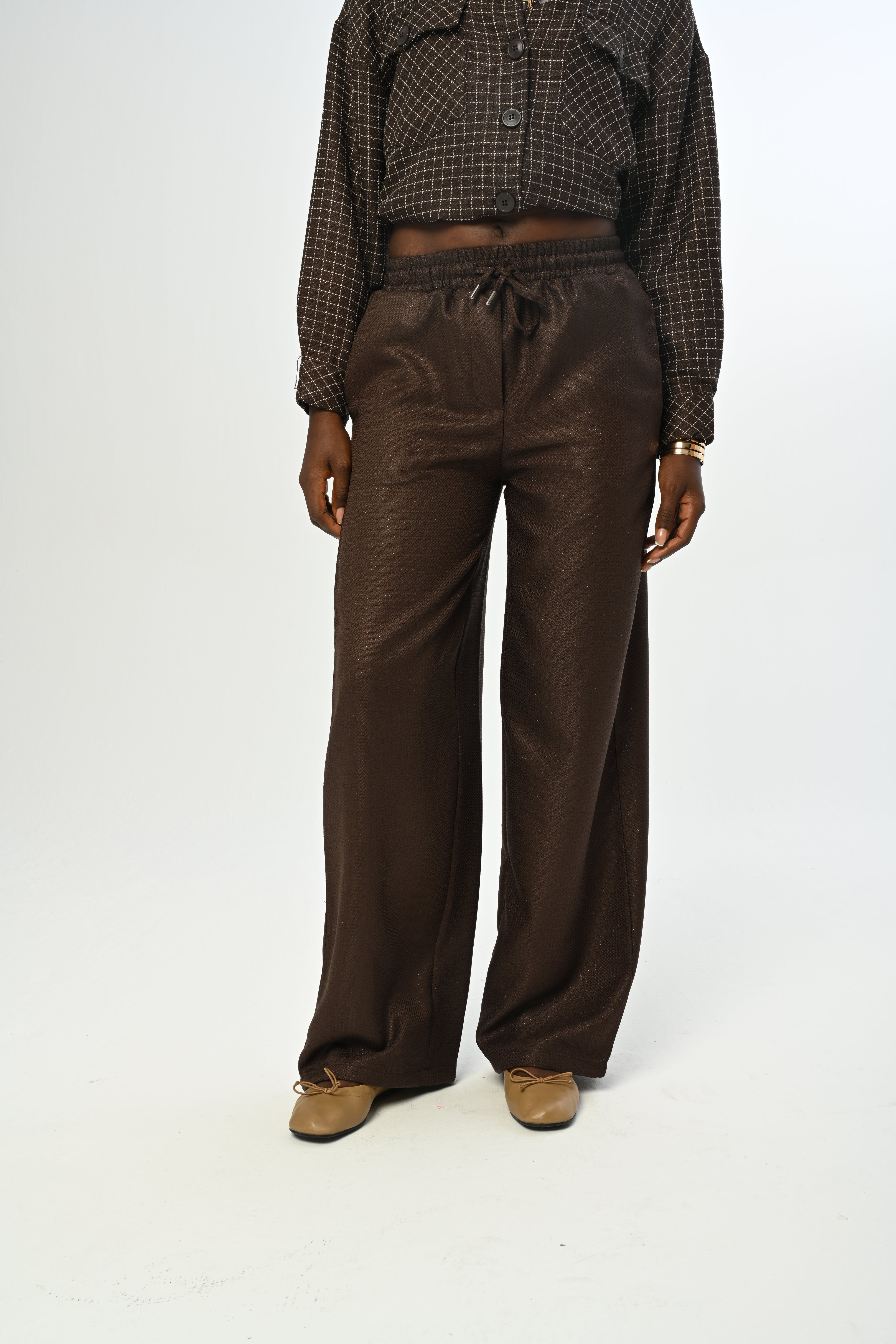 TROUSERS - 45114 BROWN