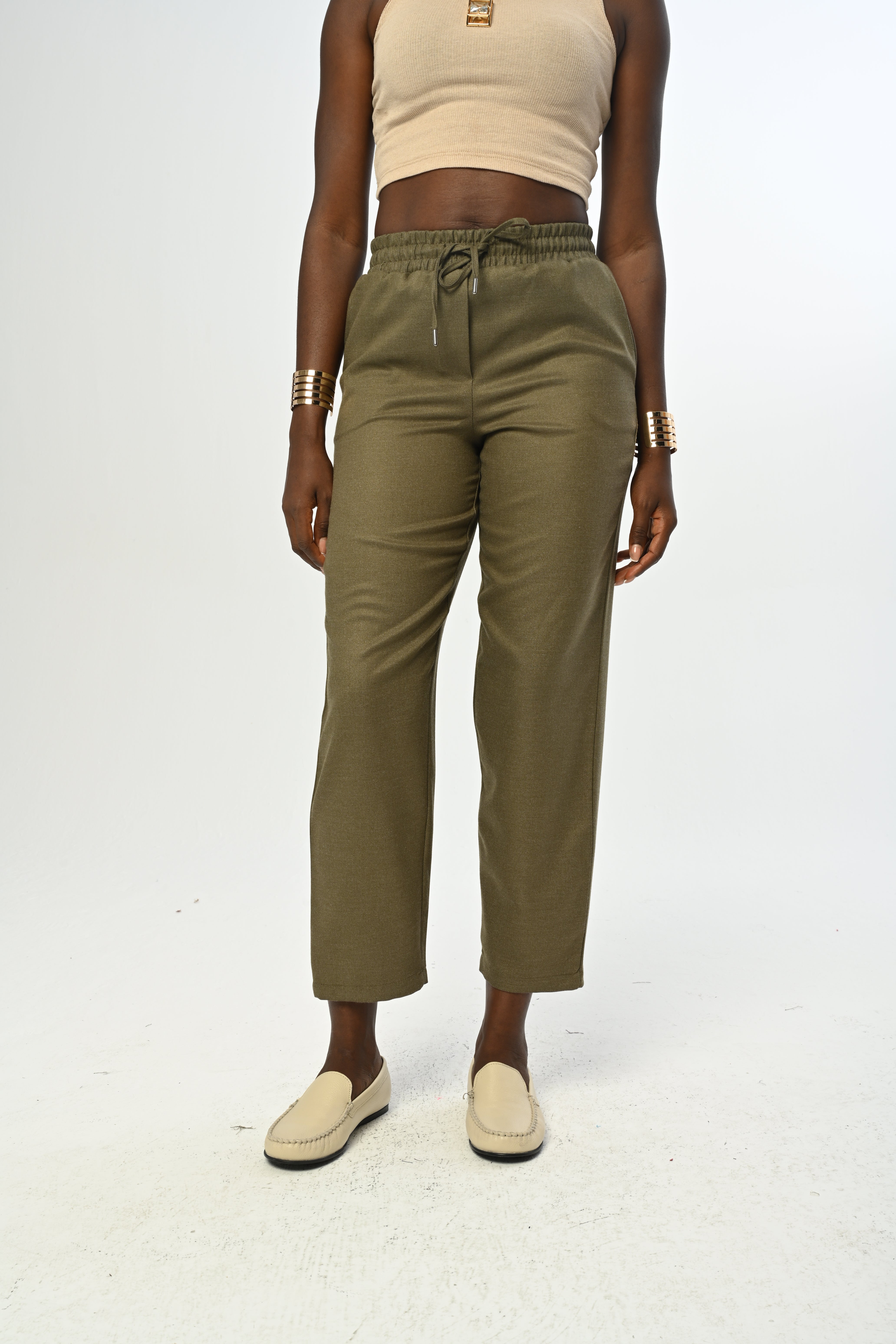 TROUSERS - 45116 KHAKI