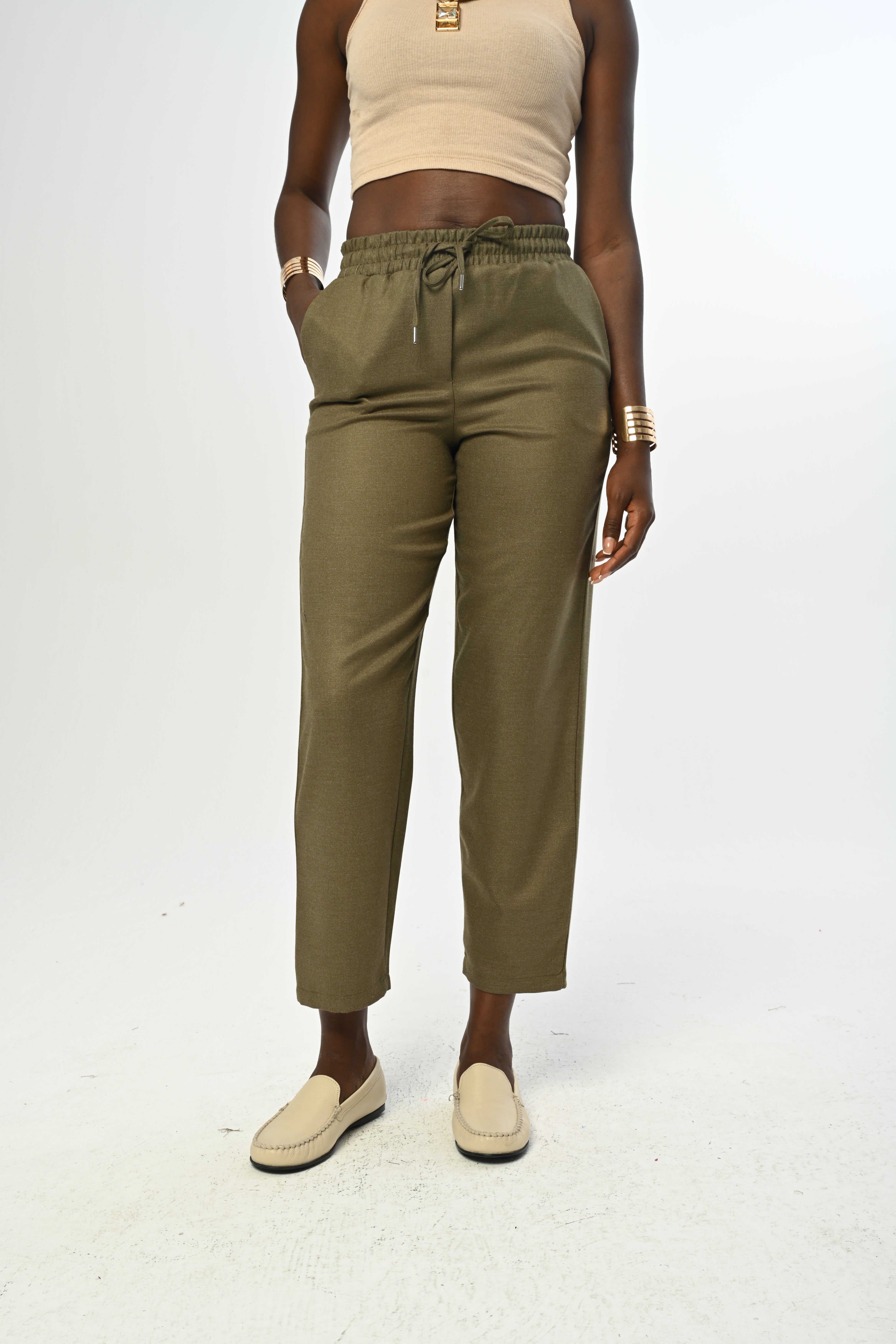 TROUSERS - 45116 KHAKI
