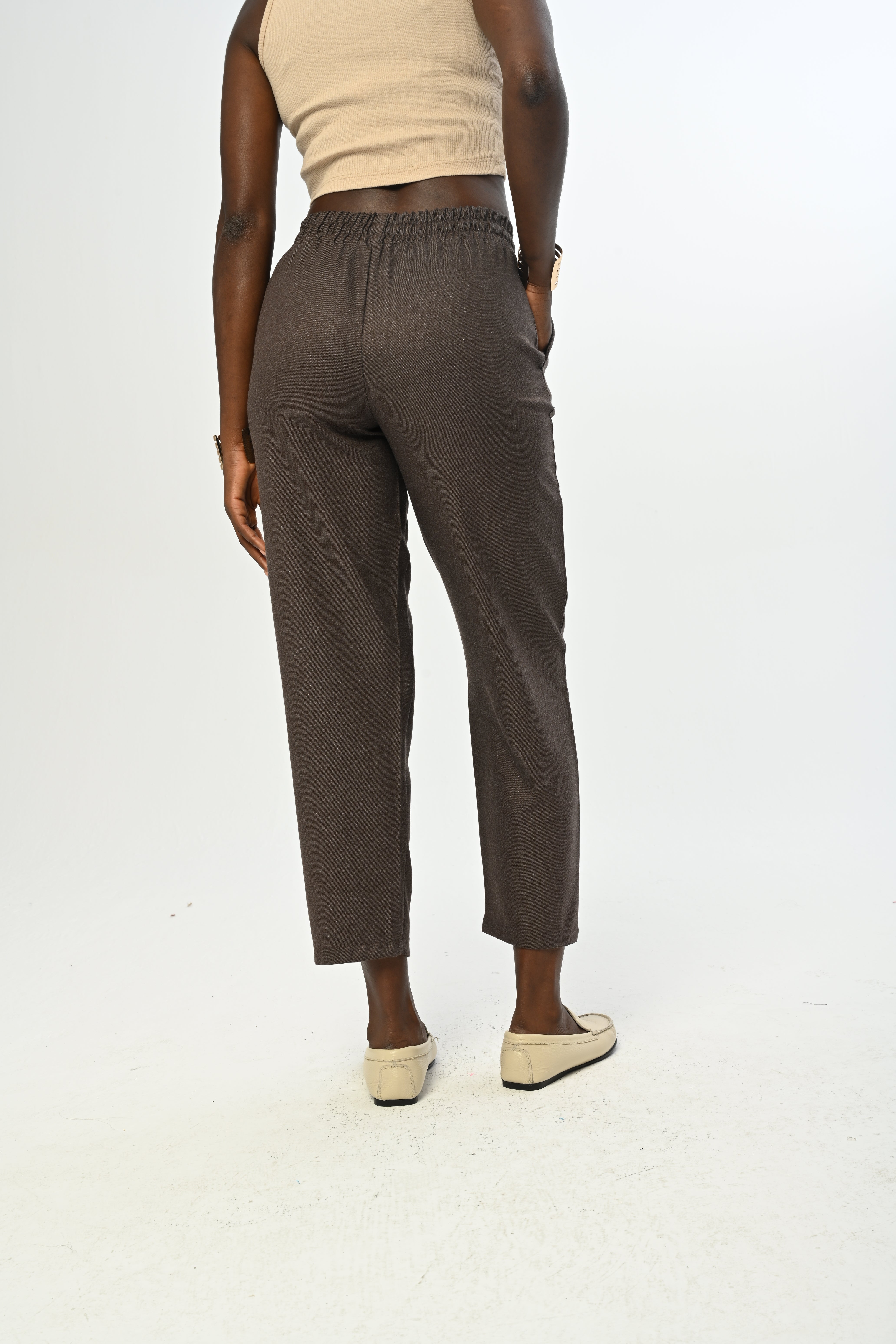 TROUSERS - 45116 BROWN