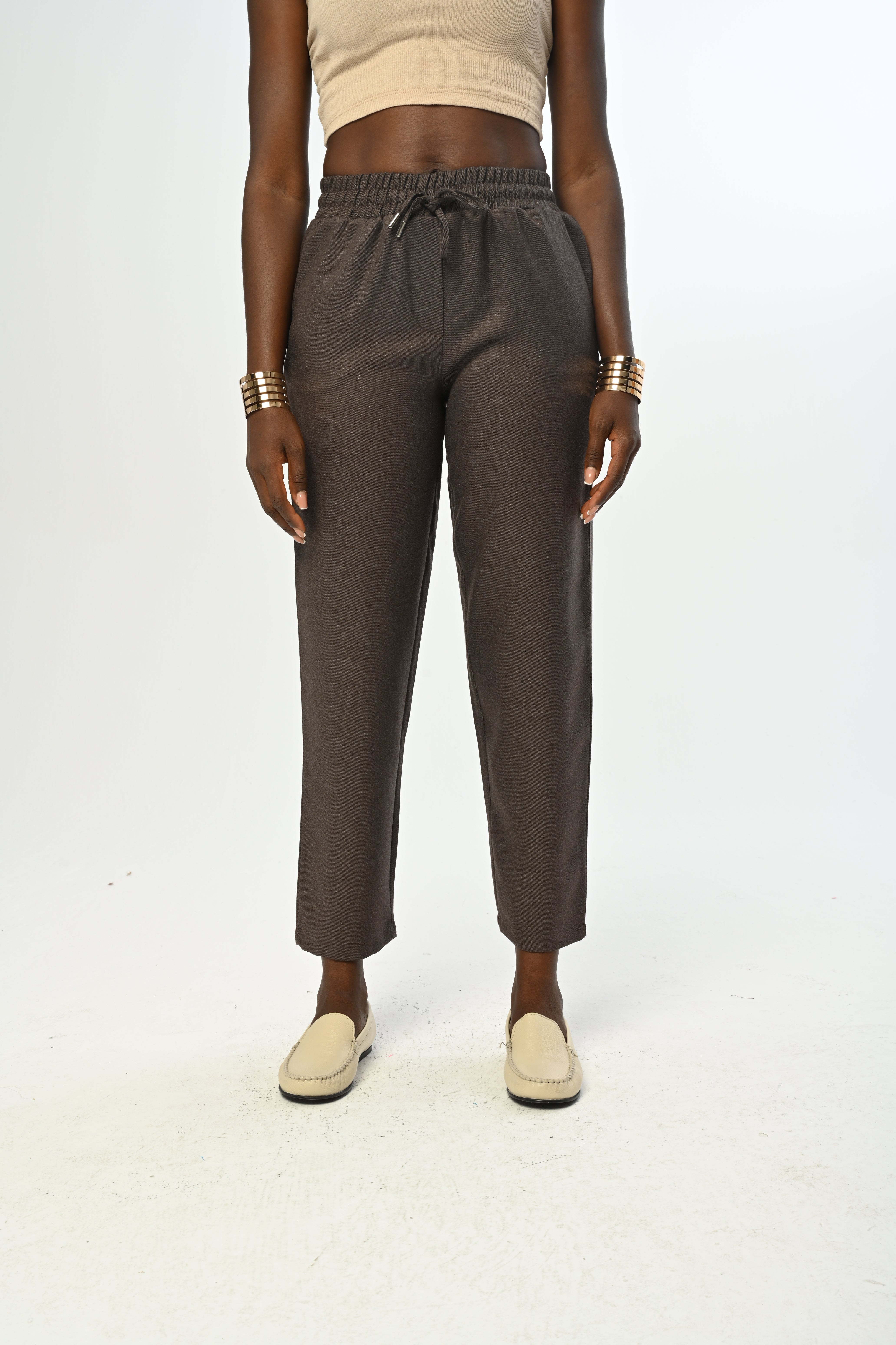 TROUSERS - 45116 BROWN