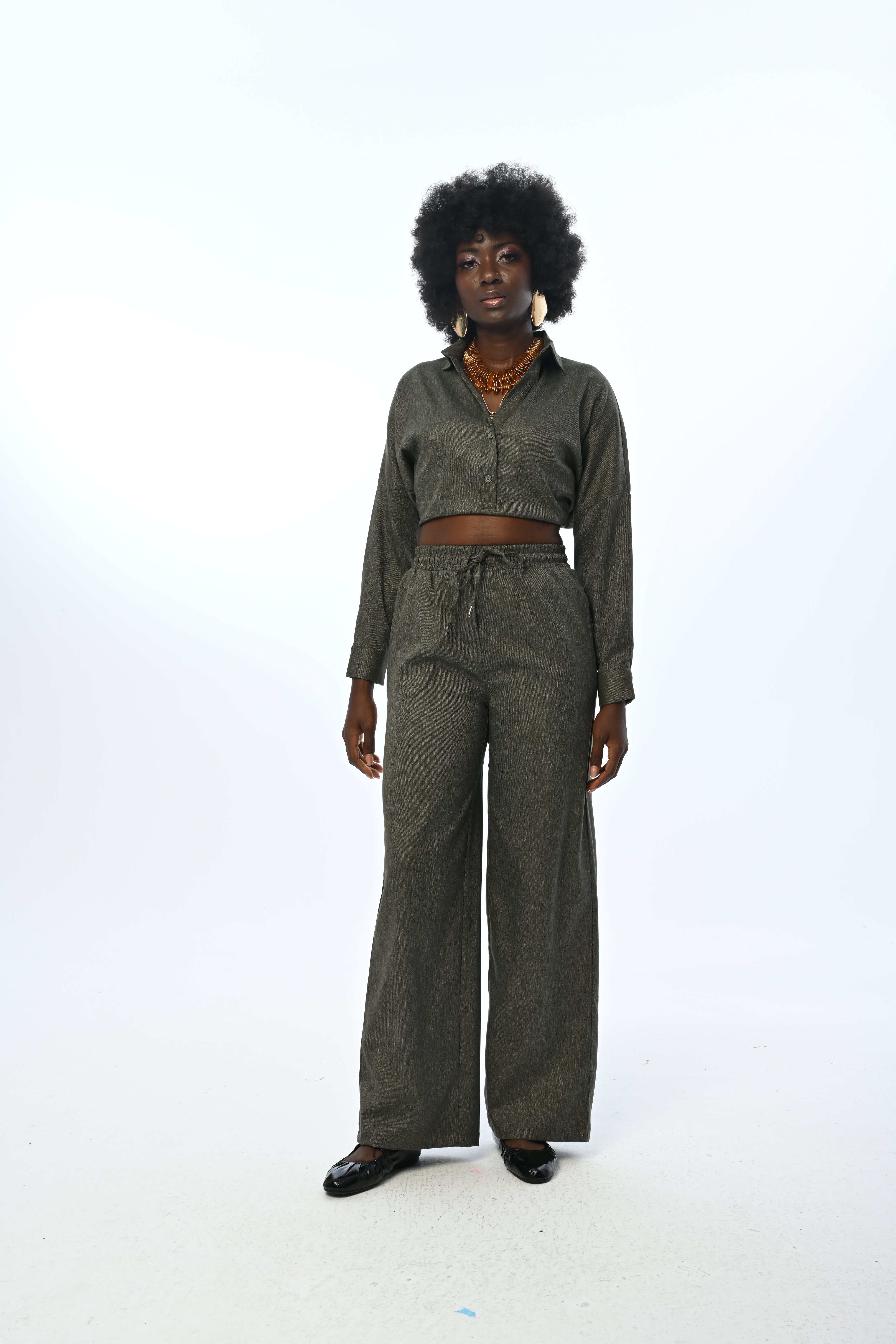 TROUSERS - 45117 KHAKI