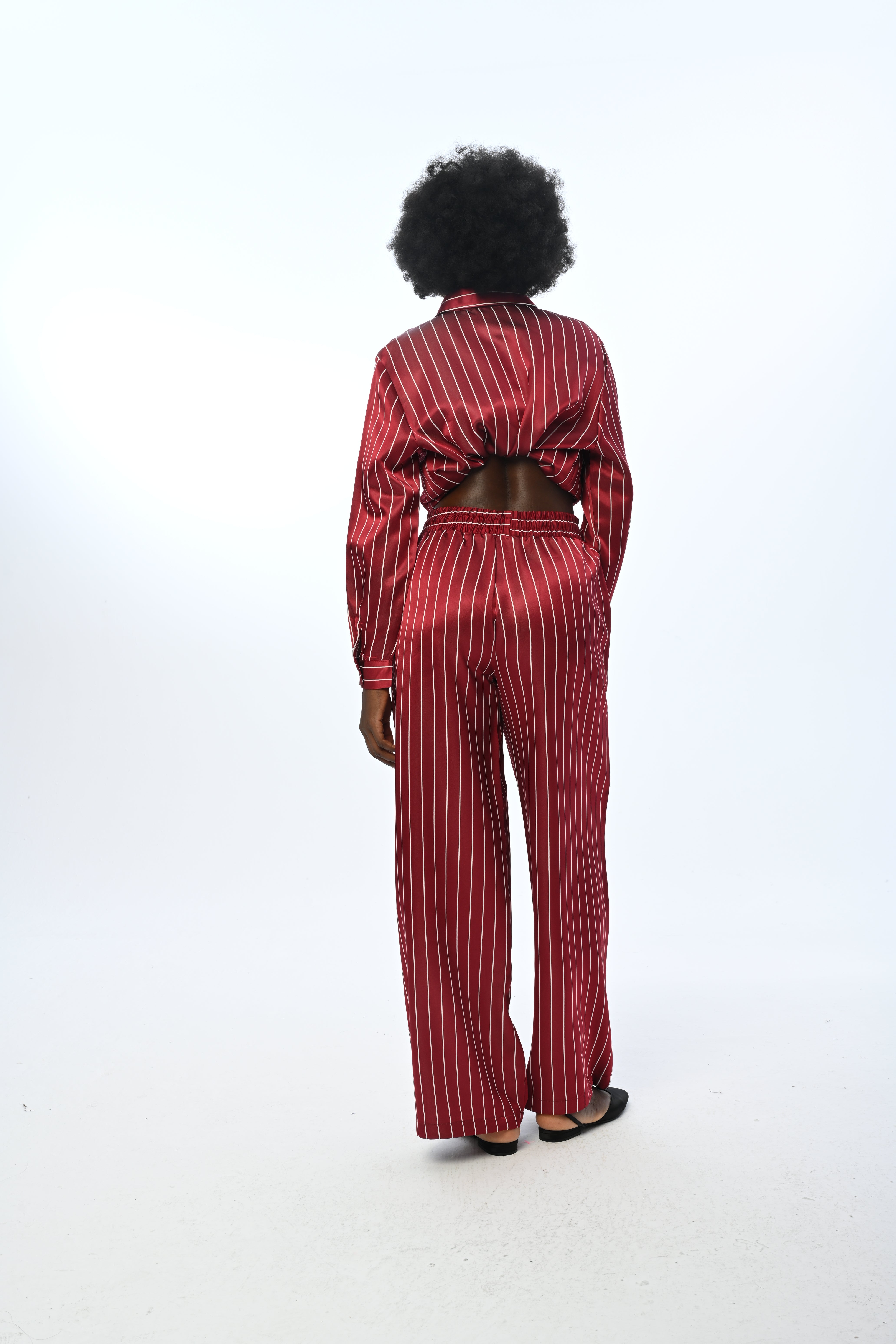 TROUSERS - 45132 CLARET RED
