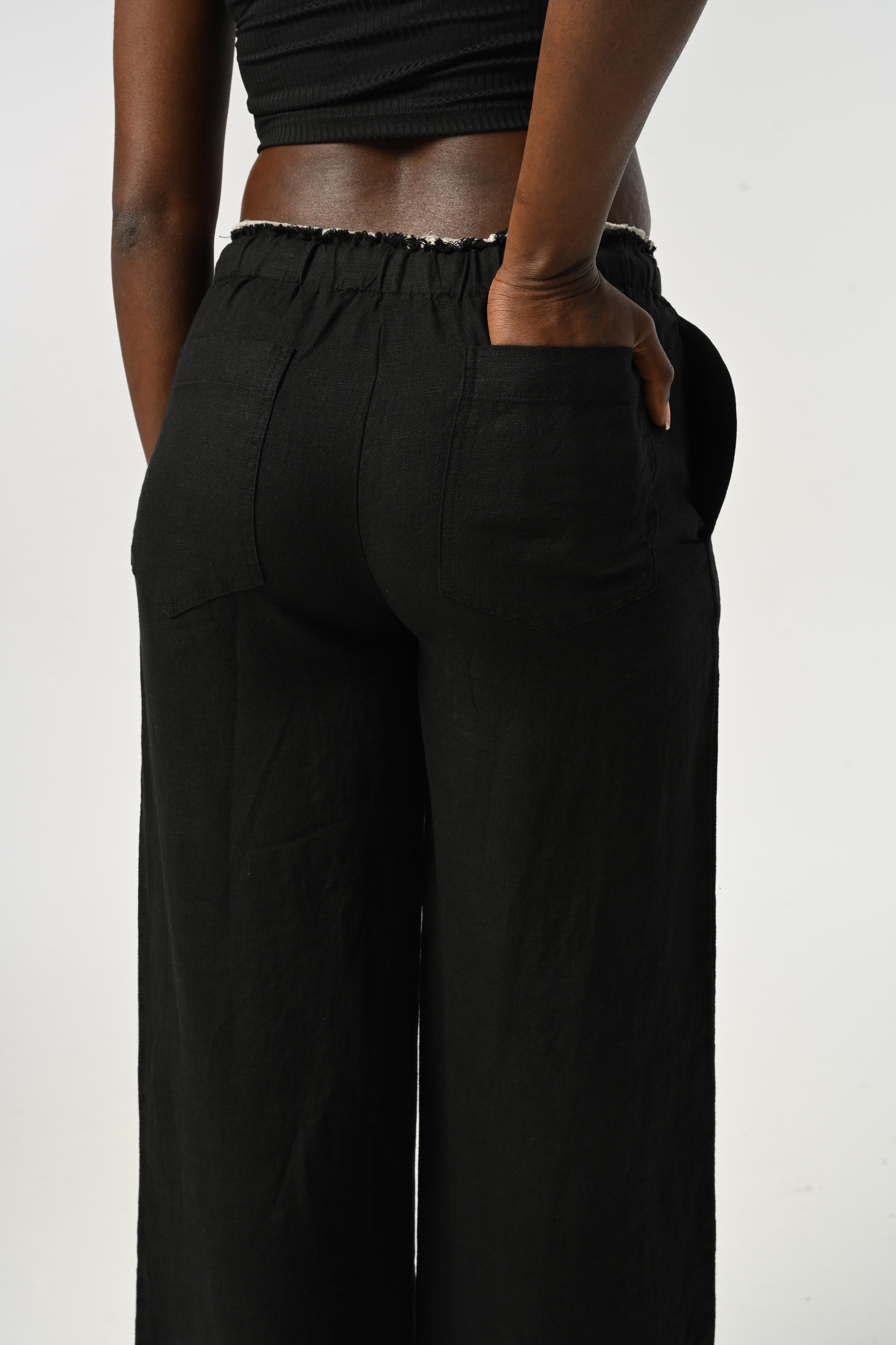 PANTOLON - 45184 SİYAH