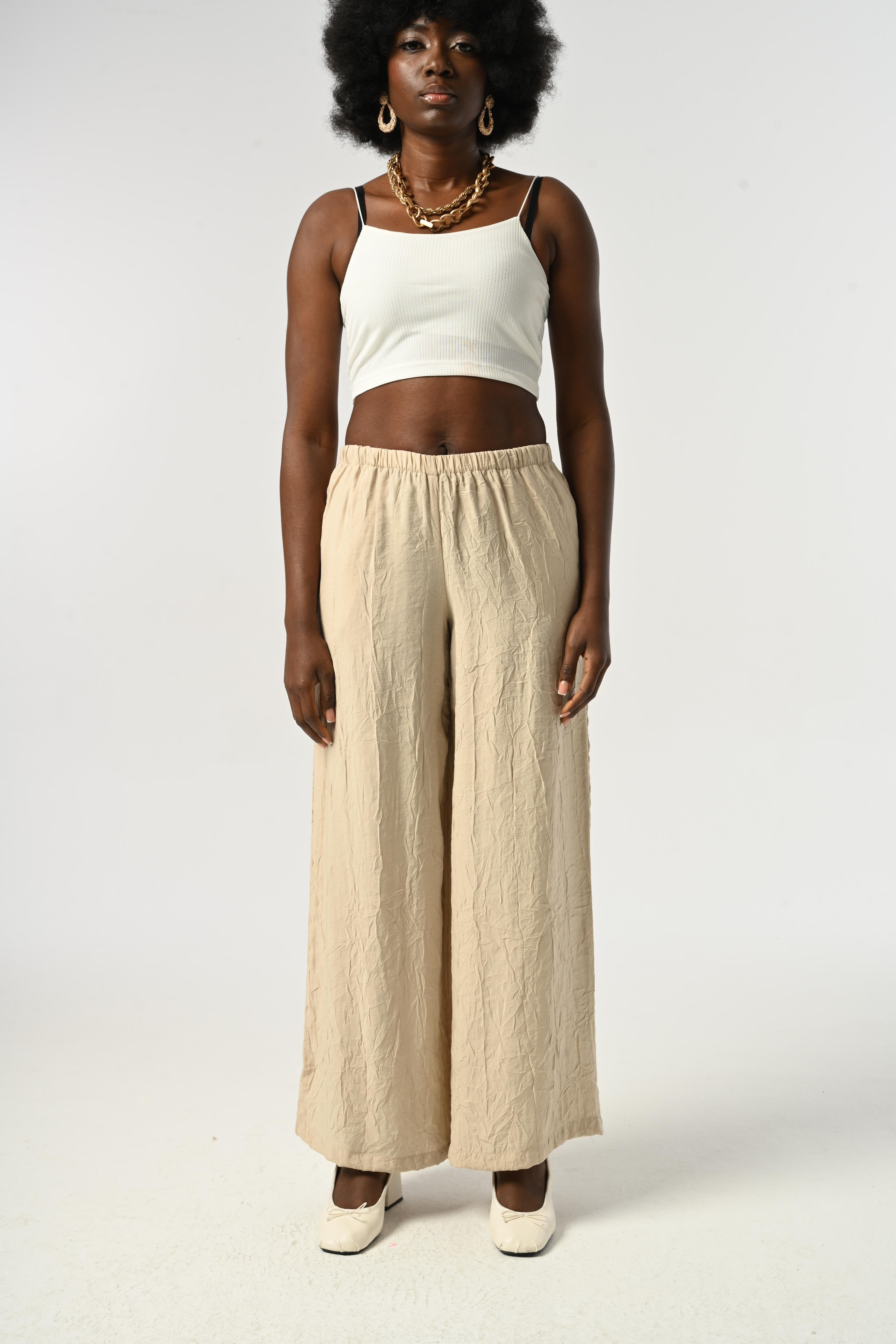 TROUSERS - 45212 LIGHT BEIGE
