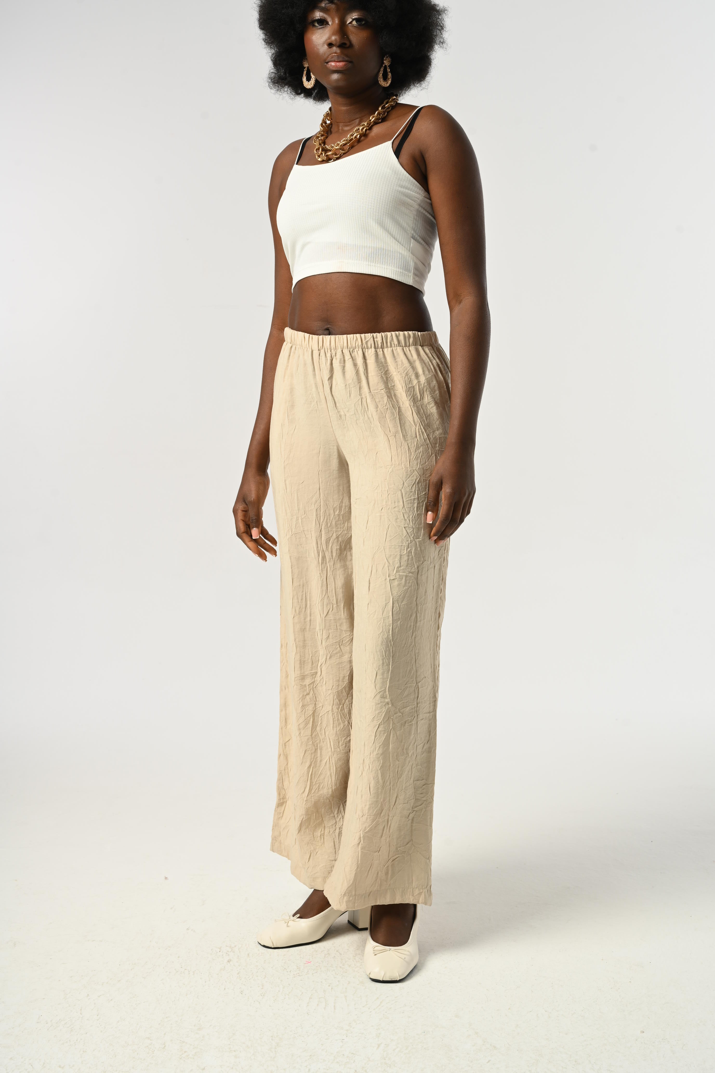 TROUSERS - 45212 LIGHT BEIGE