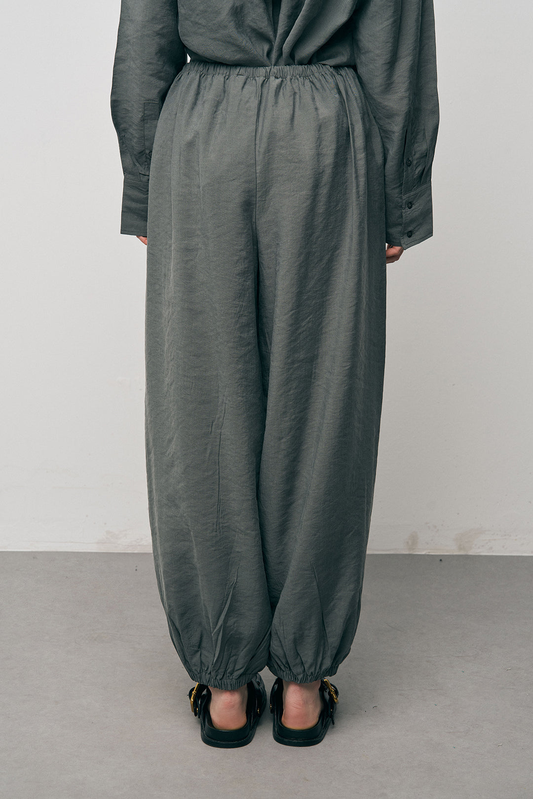 Orfeonegro Rahat Kesim Paçası Büzgülü Haki Jogger Pantolon