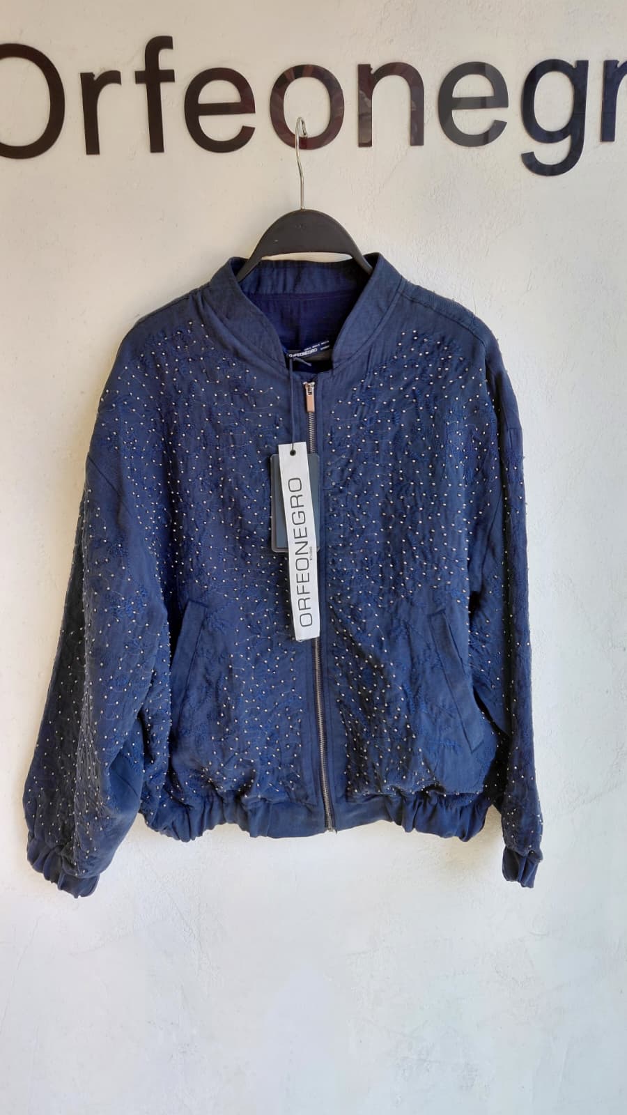 Taş İşlemeli Bomber Ceket Laci