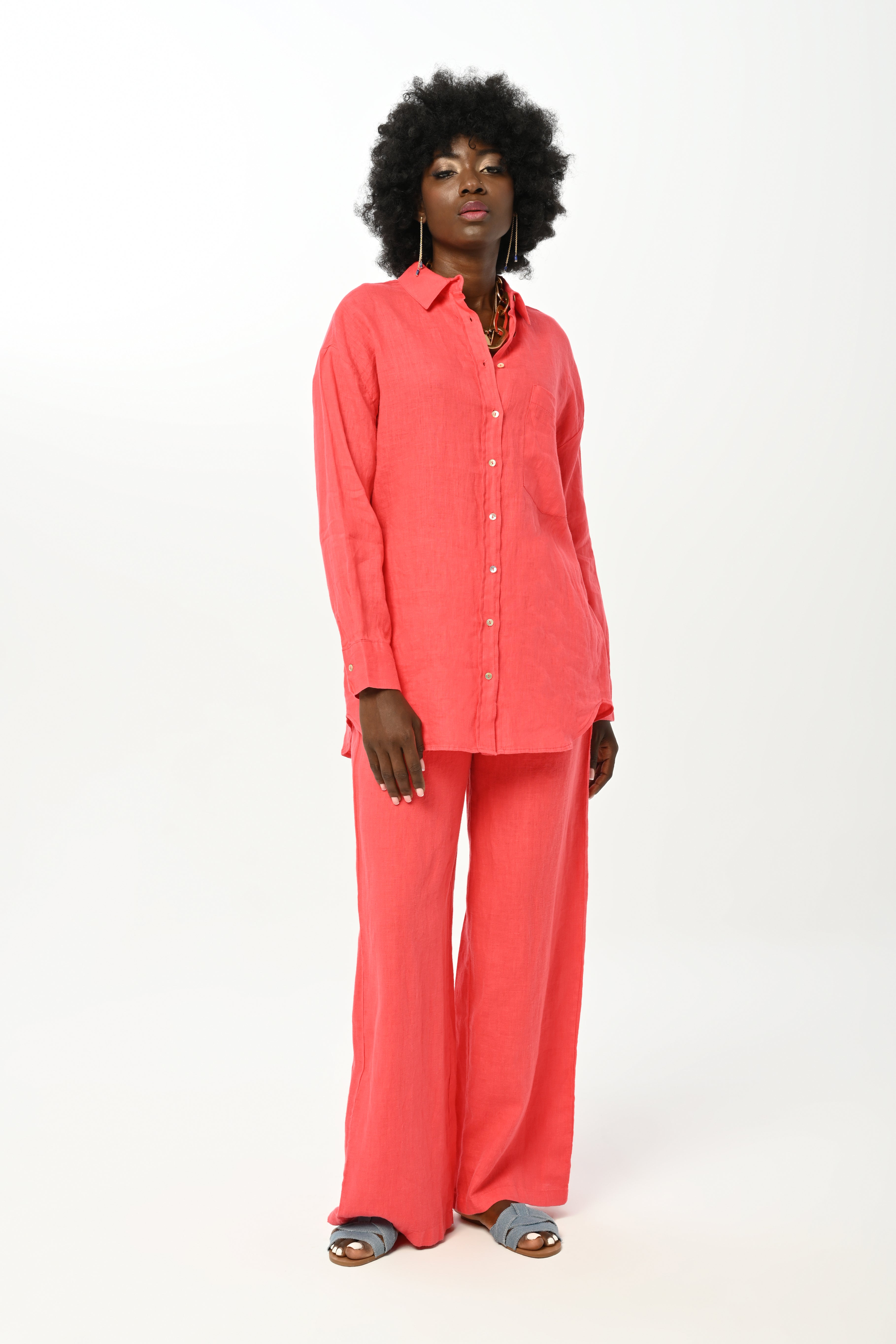 SHIRT - 33999 POMEGRANATE