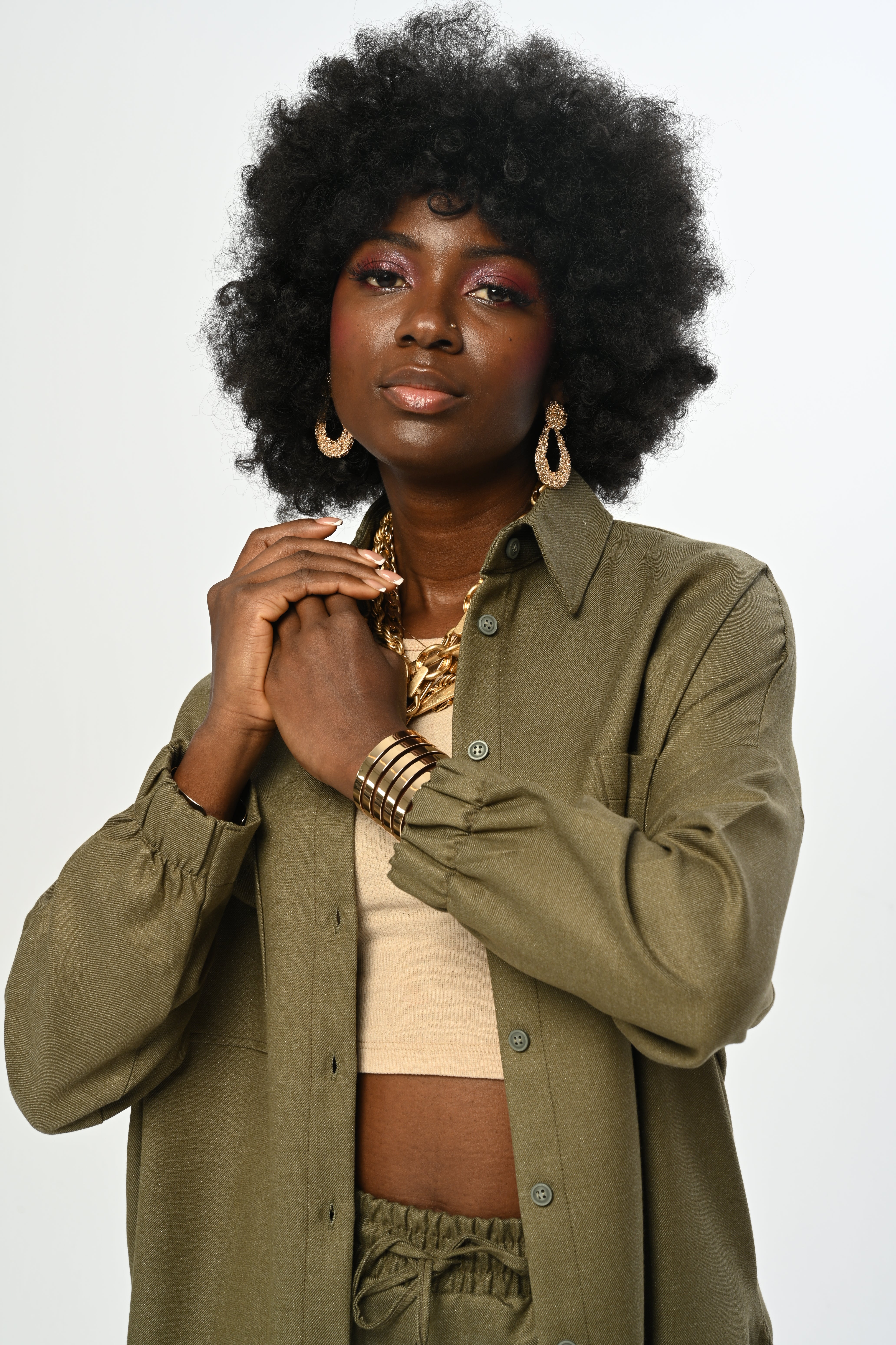 SHIRT - 34135 KHAKI