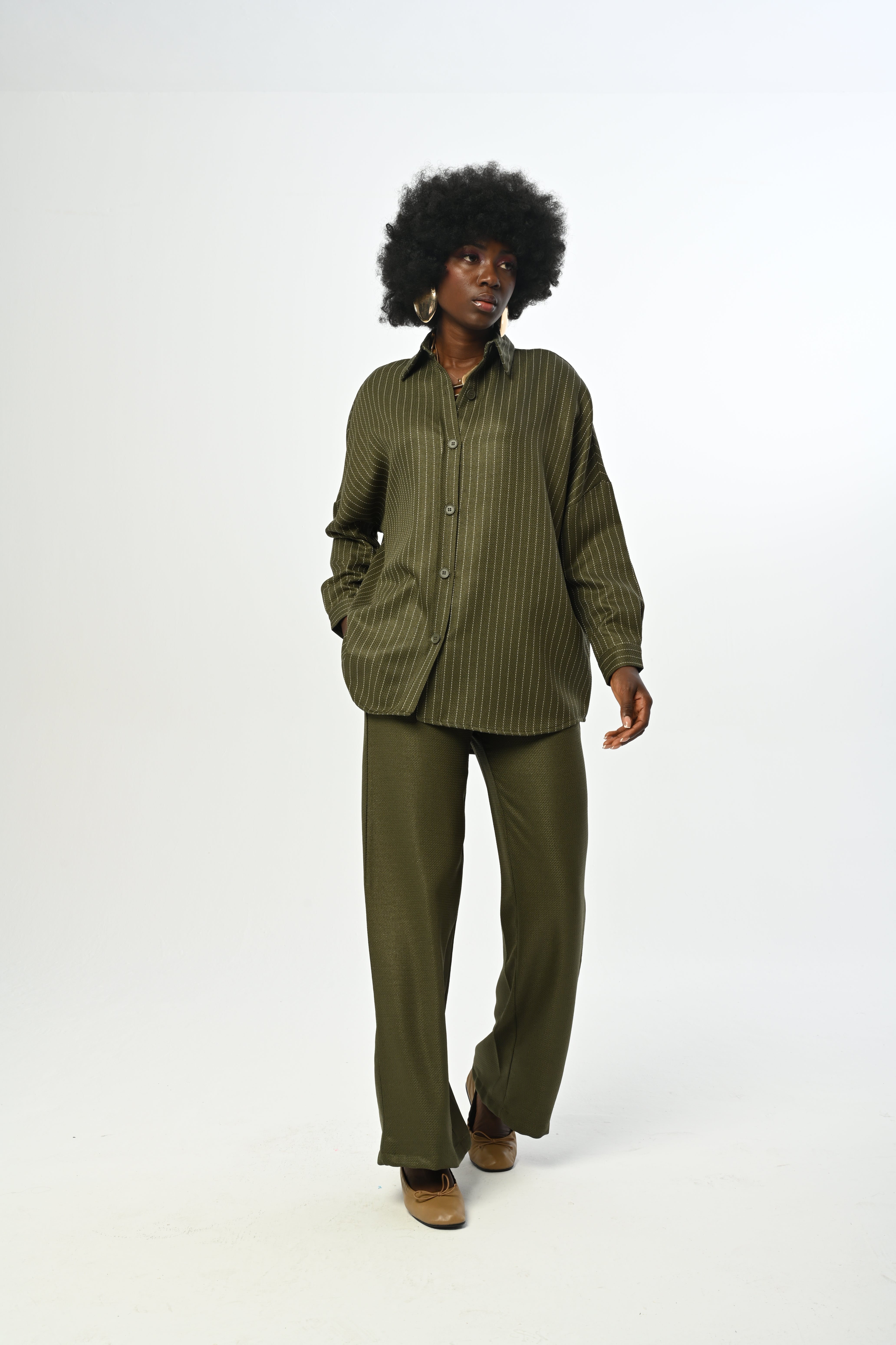 SHIRT - 34136 KHAKI