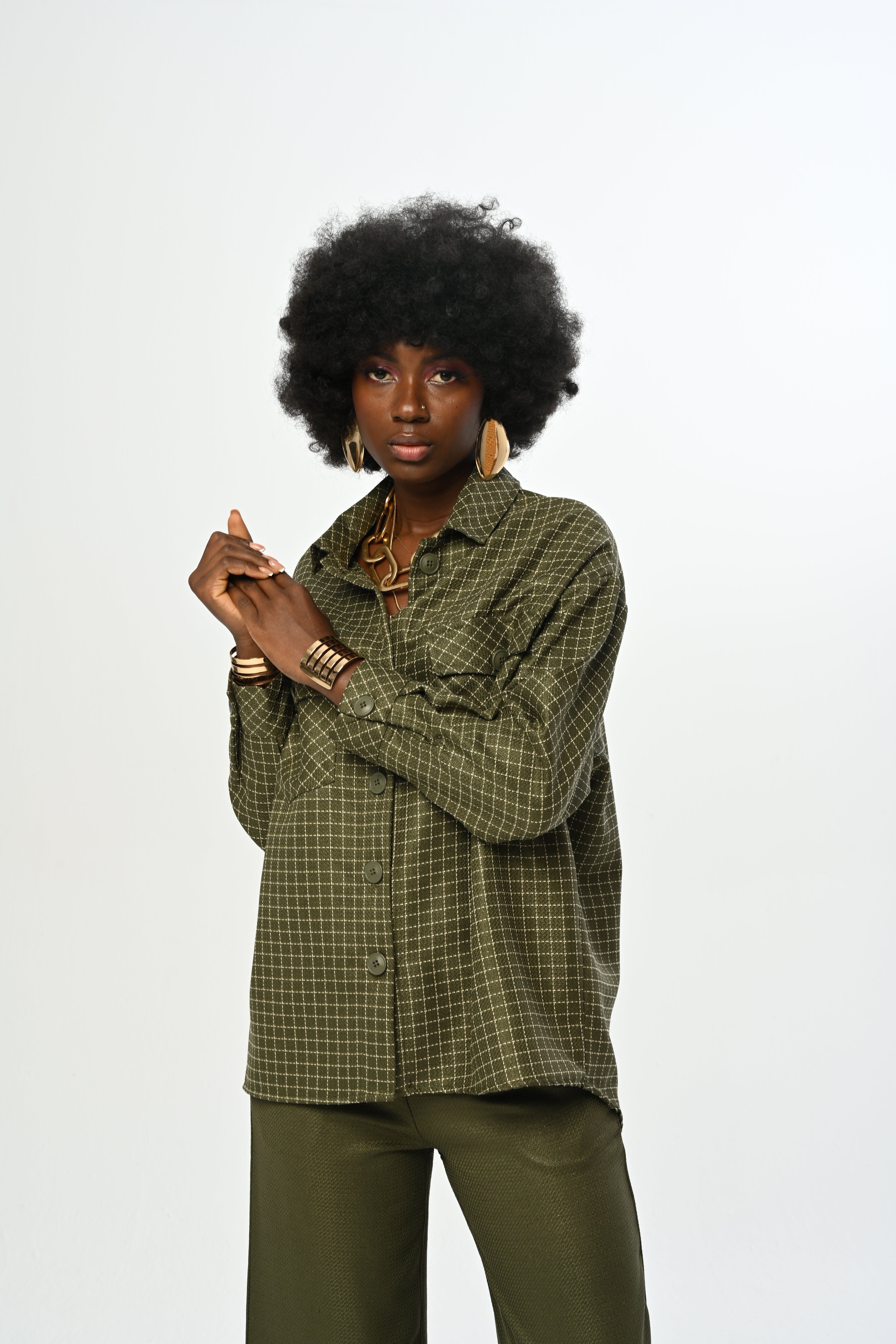 SHIRT - 34138 KHAKI