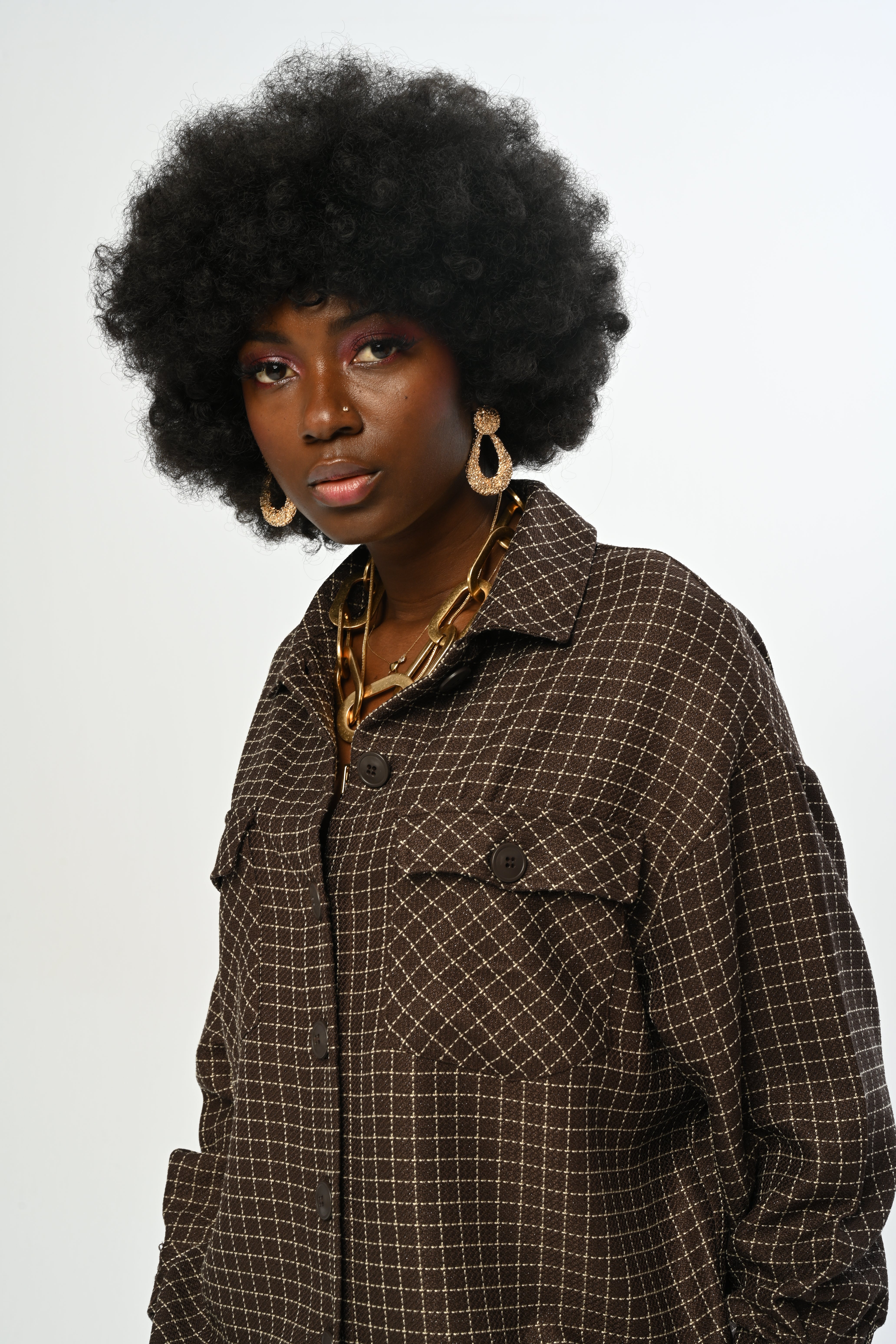 SHIRT - 34138 BROWN