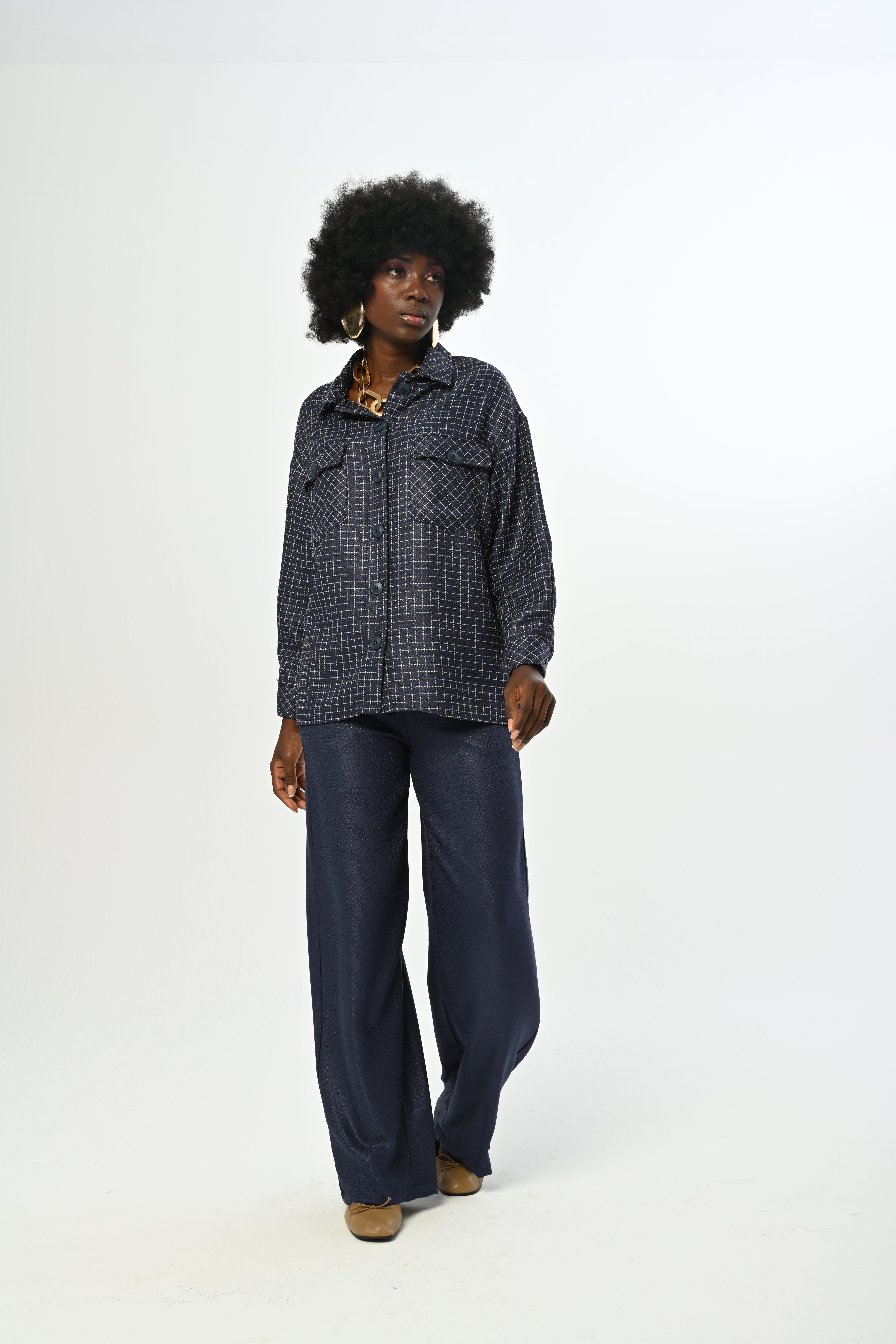SHIRT - 34138 NAVY BLUE