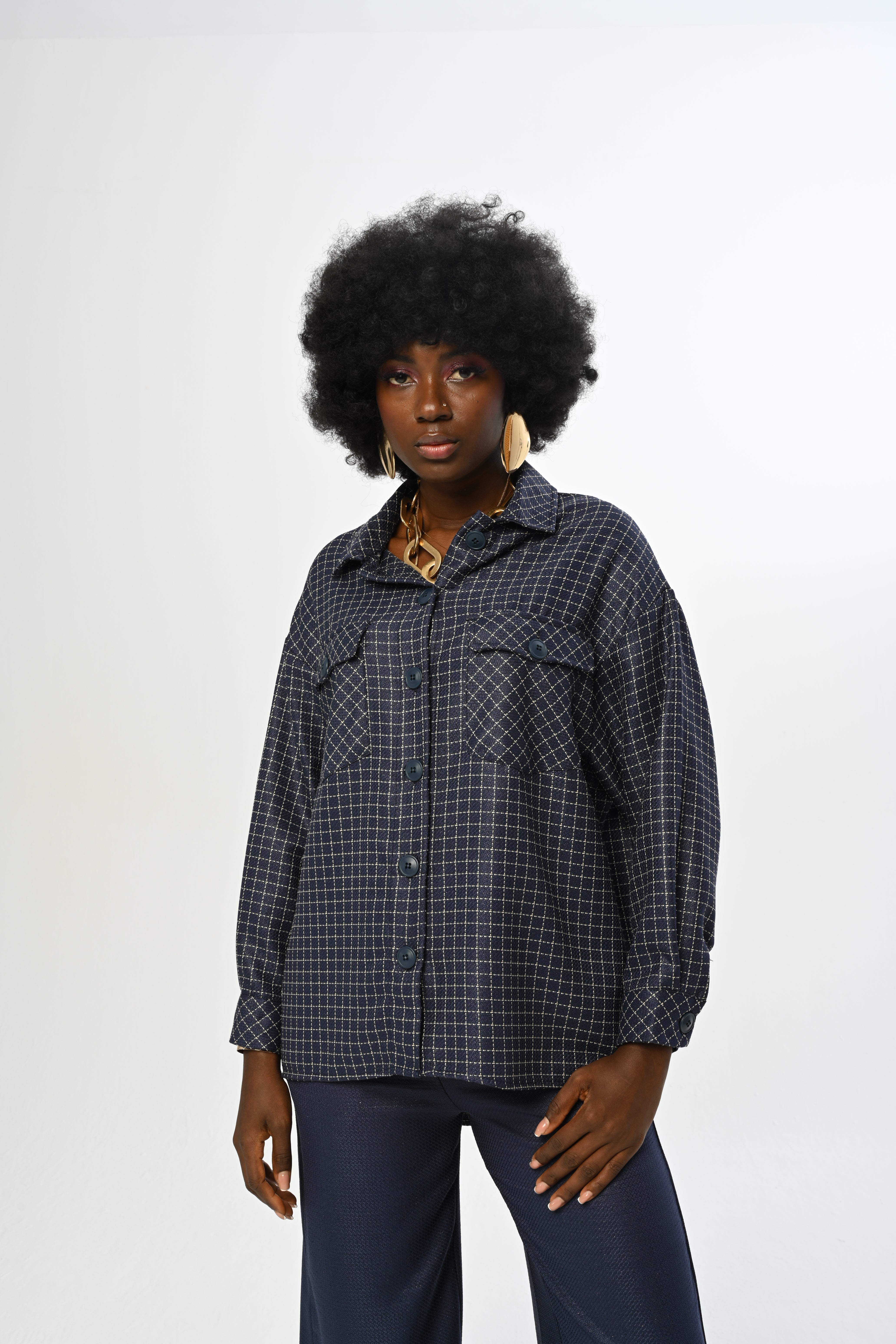 SHIRT - 34138 NAVY BLUE