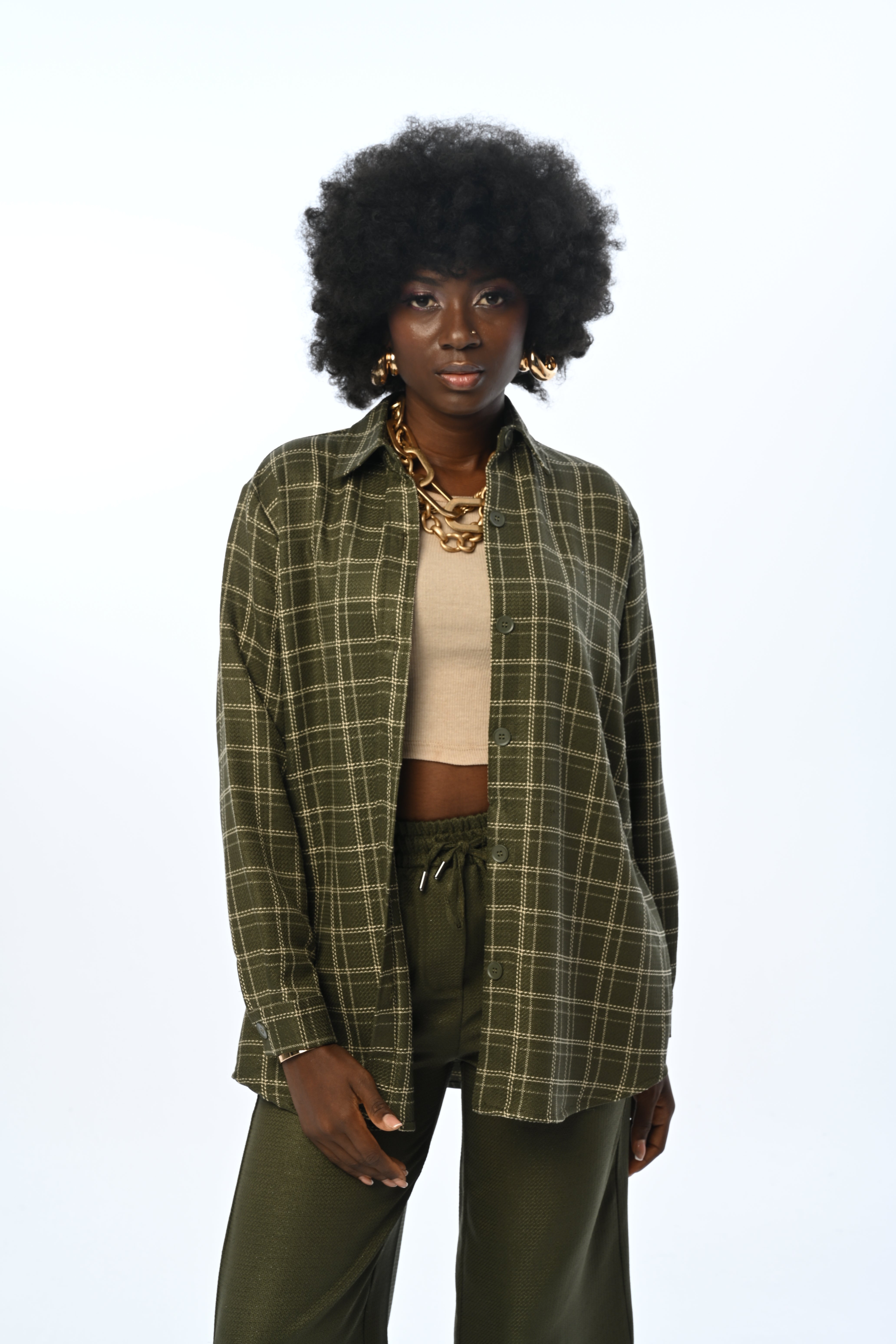 SHIRT - 34174 KHAKI