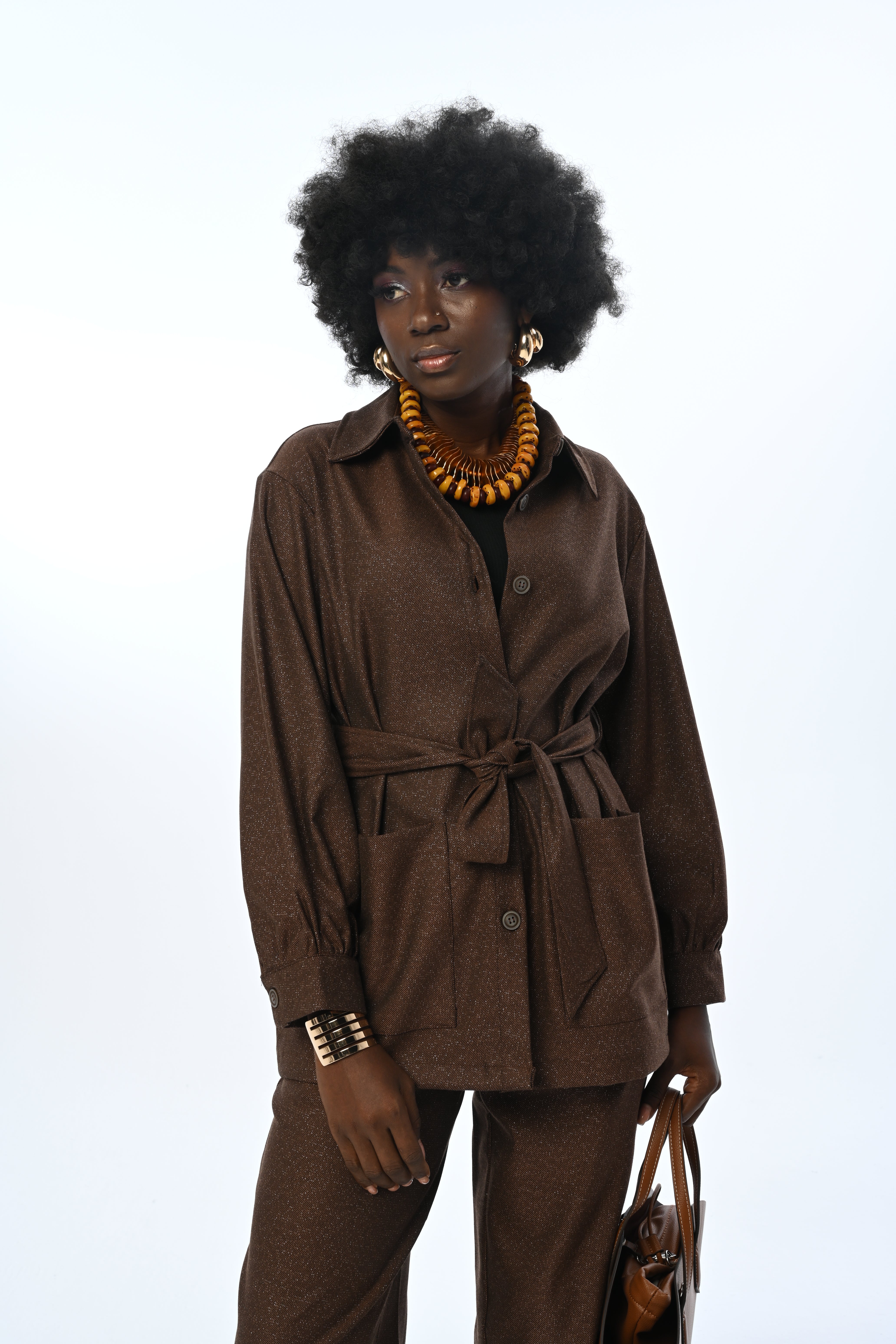 SHIRT - 34183 BROWN