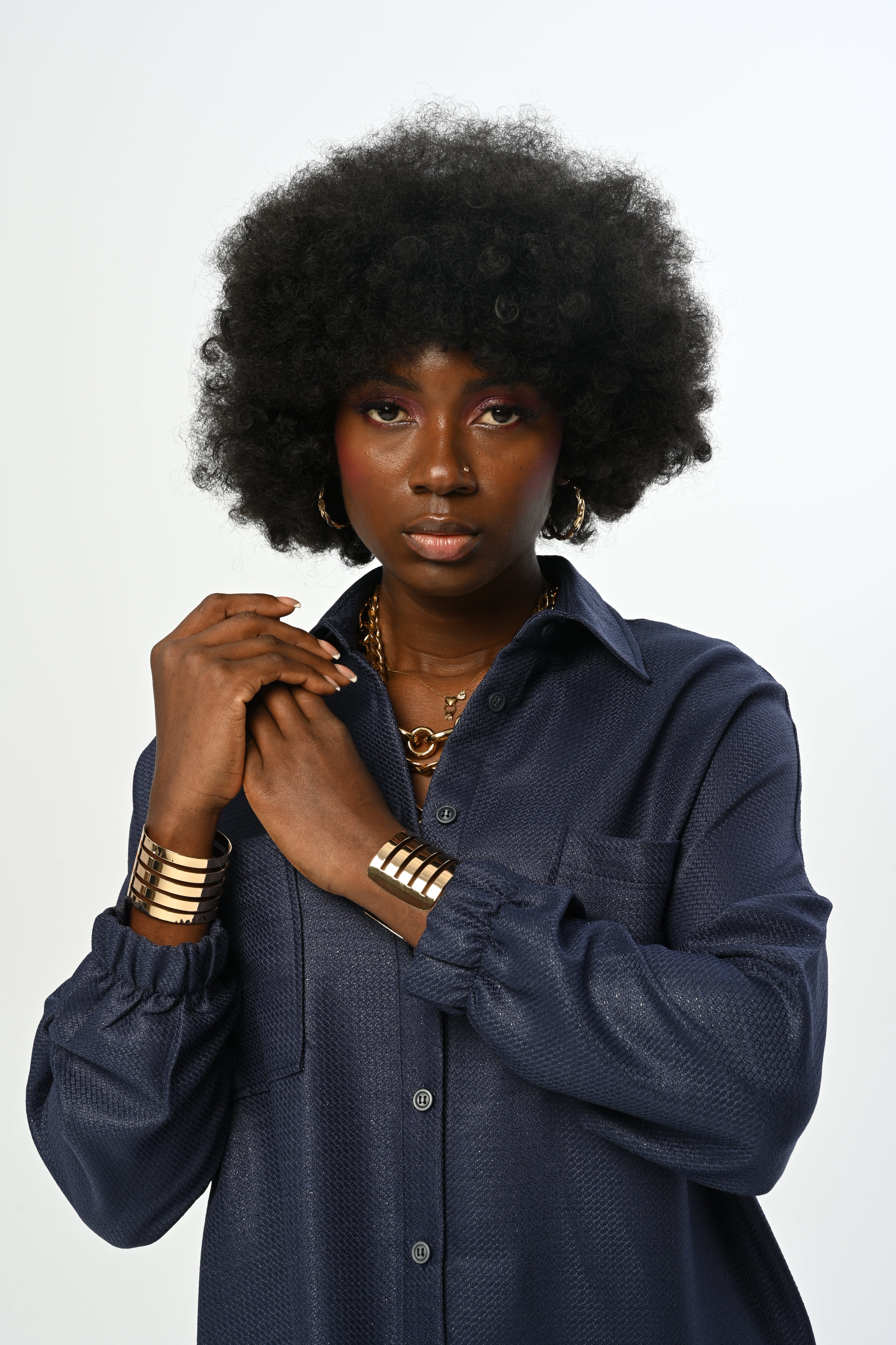 SHIRT - 34184 NAVY BLUE