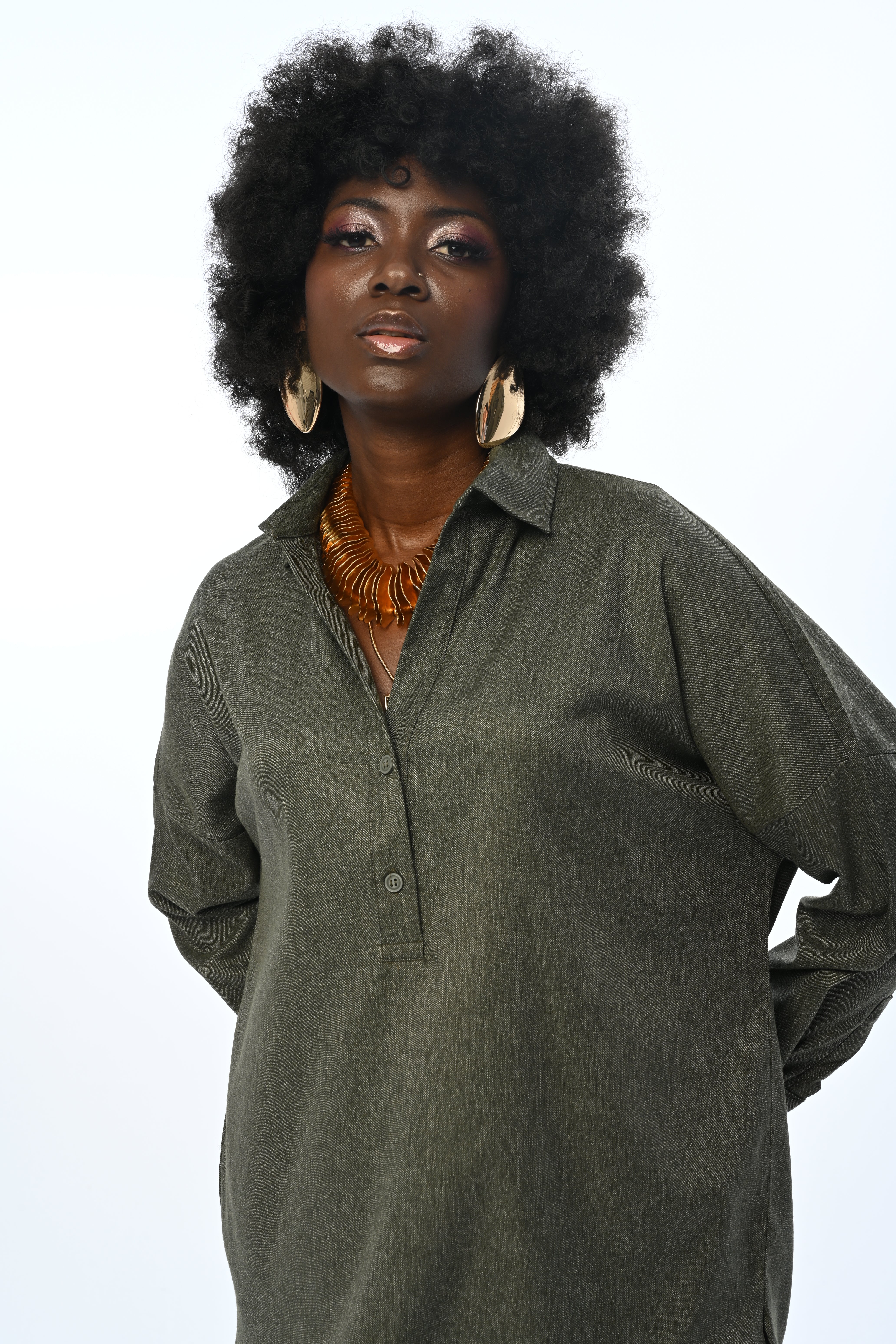 SHIRT - 34201 KHAKI