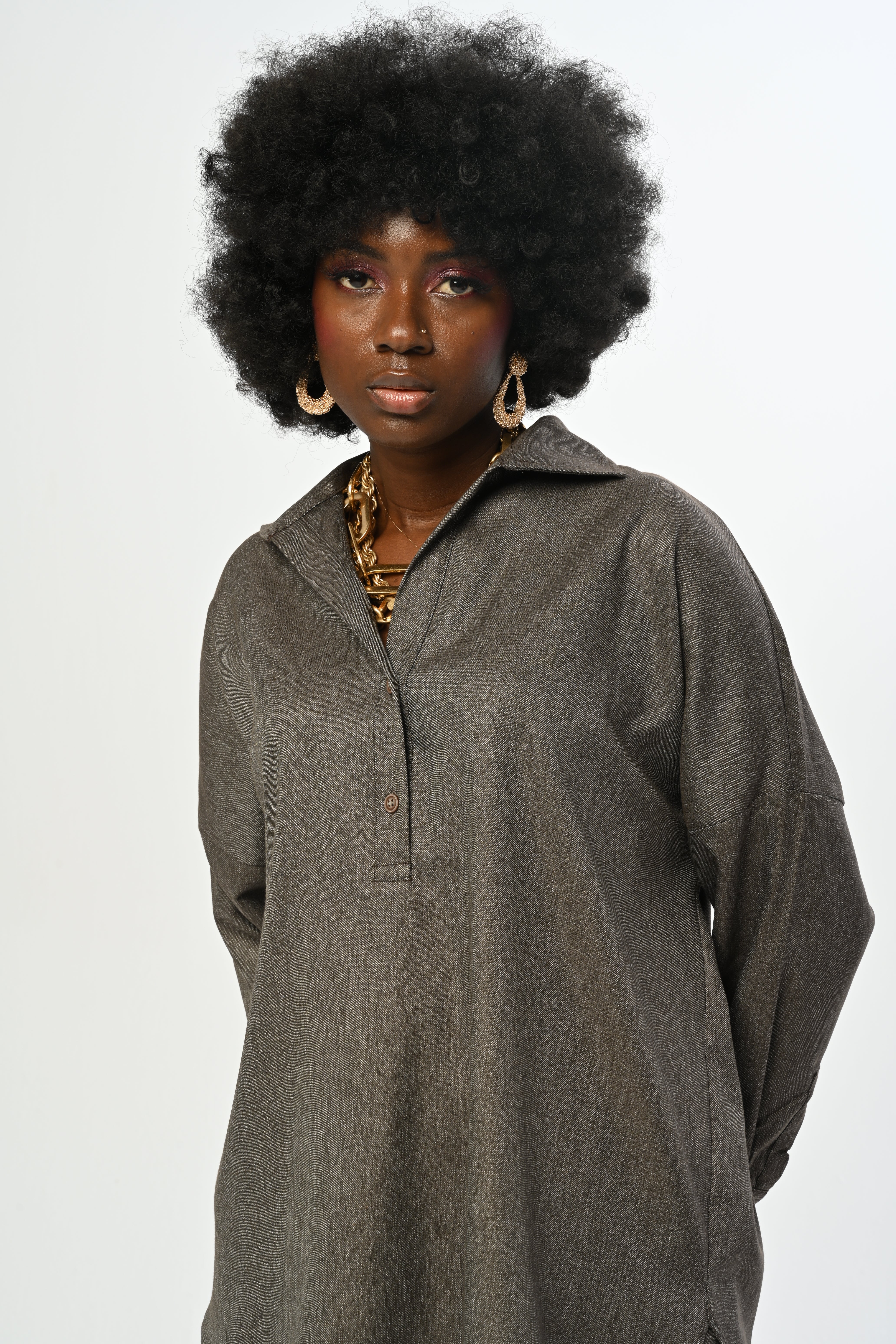 SHIRT - 34201 BROWN