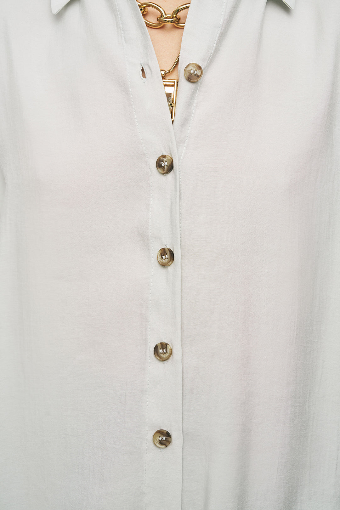 Orfeonegro Mint Boyfriend Fit Tiril Tiril Yazlık Gömlek