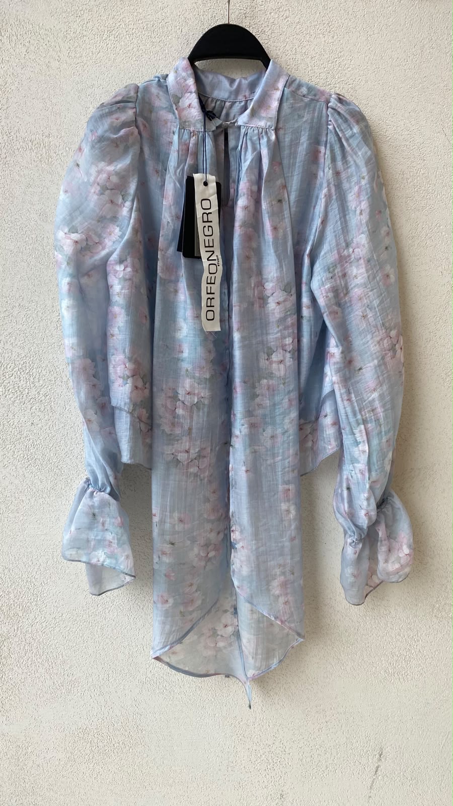 Toptan Çiçek Desenli Tencel Bluz