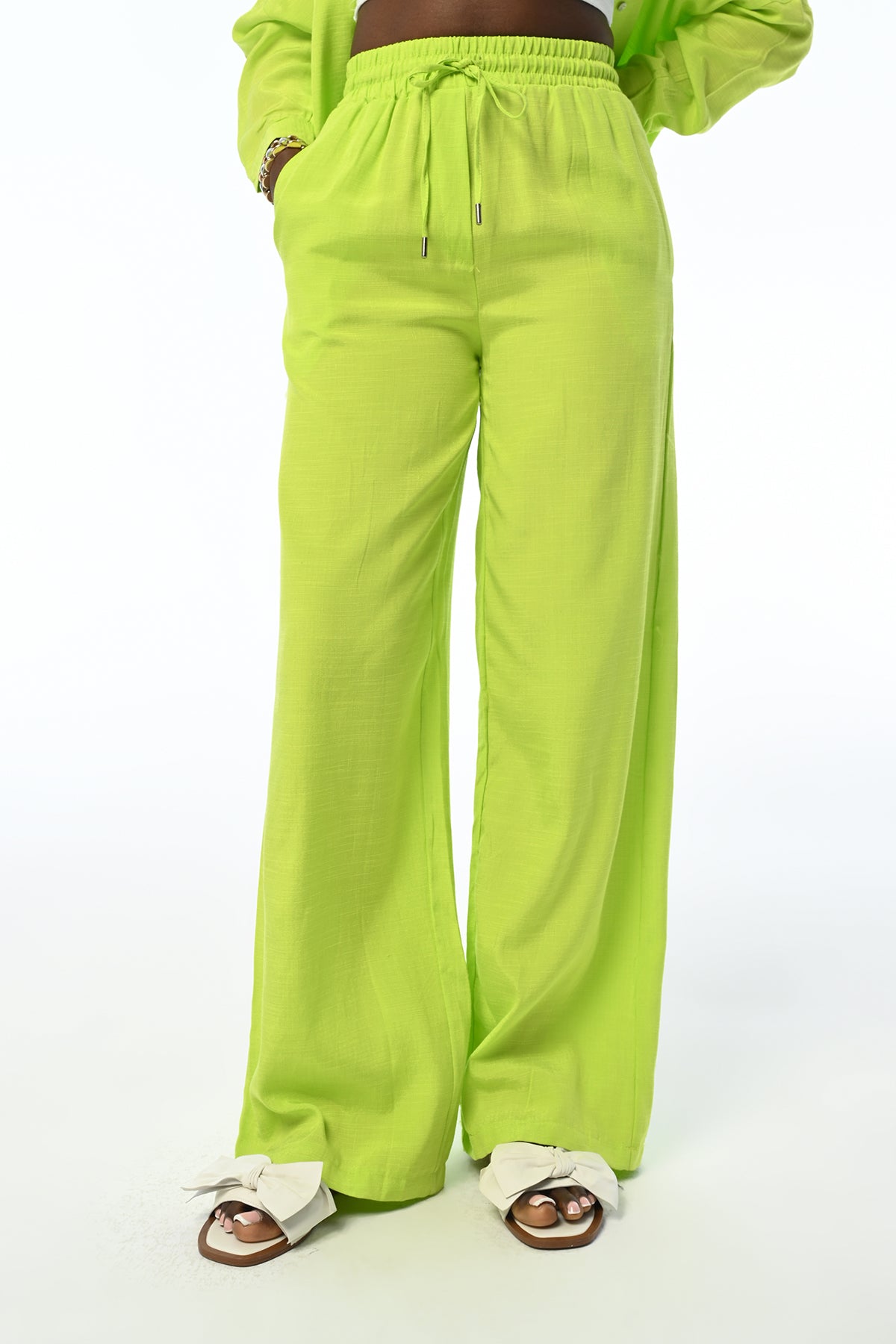 PANTOLON - 39293 LİMON