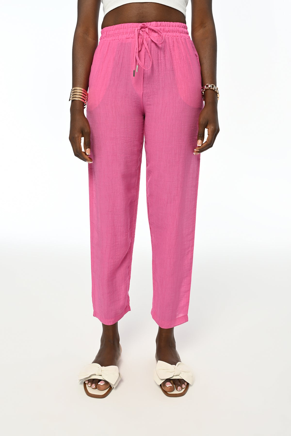 PANTOLON - 39343 PEMBE