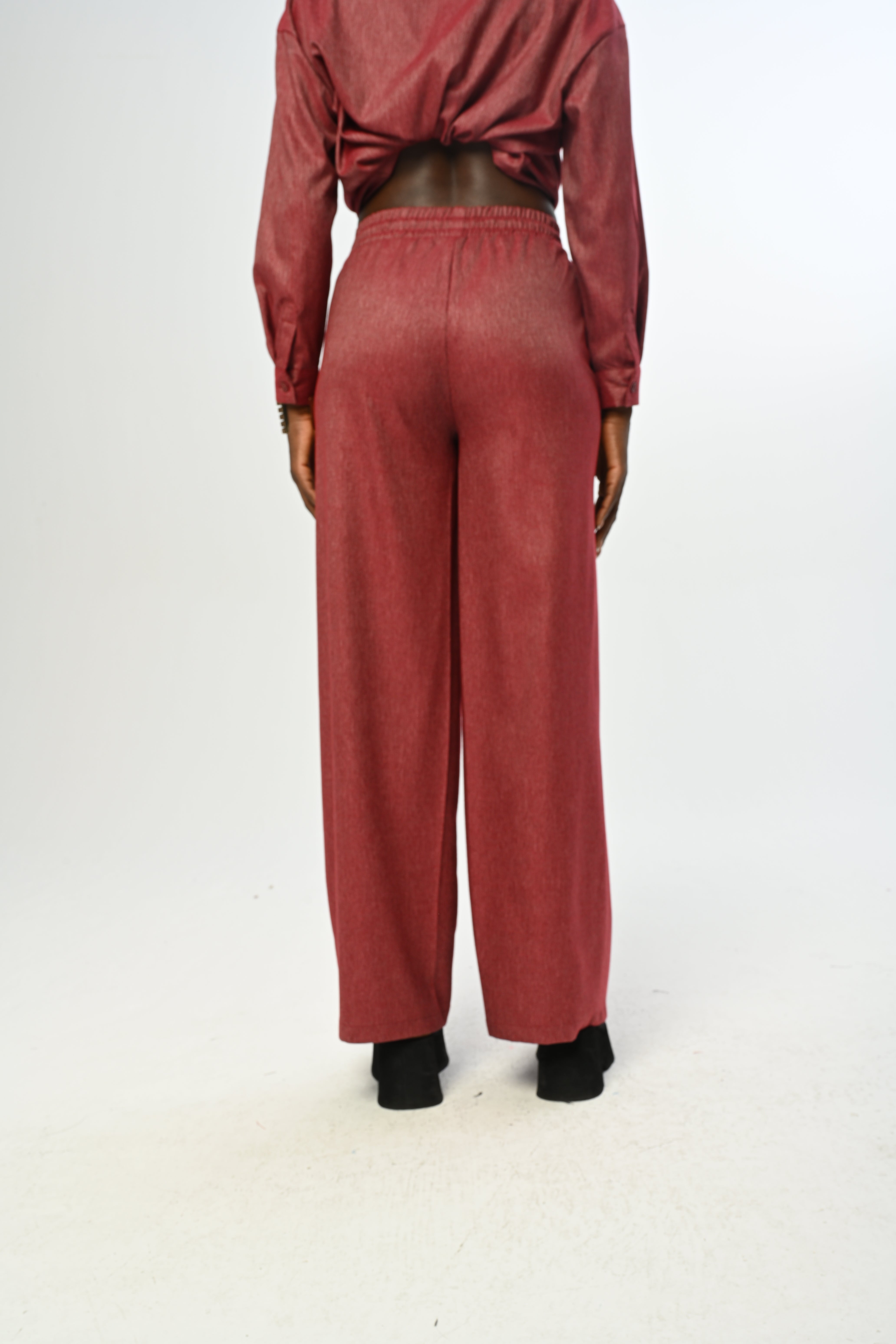 TROUSERS - 45117 CLARET RED