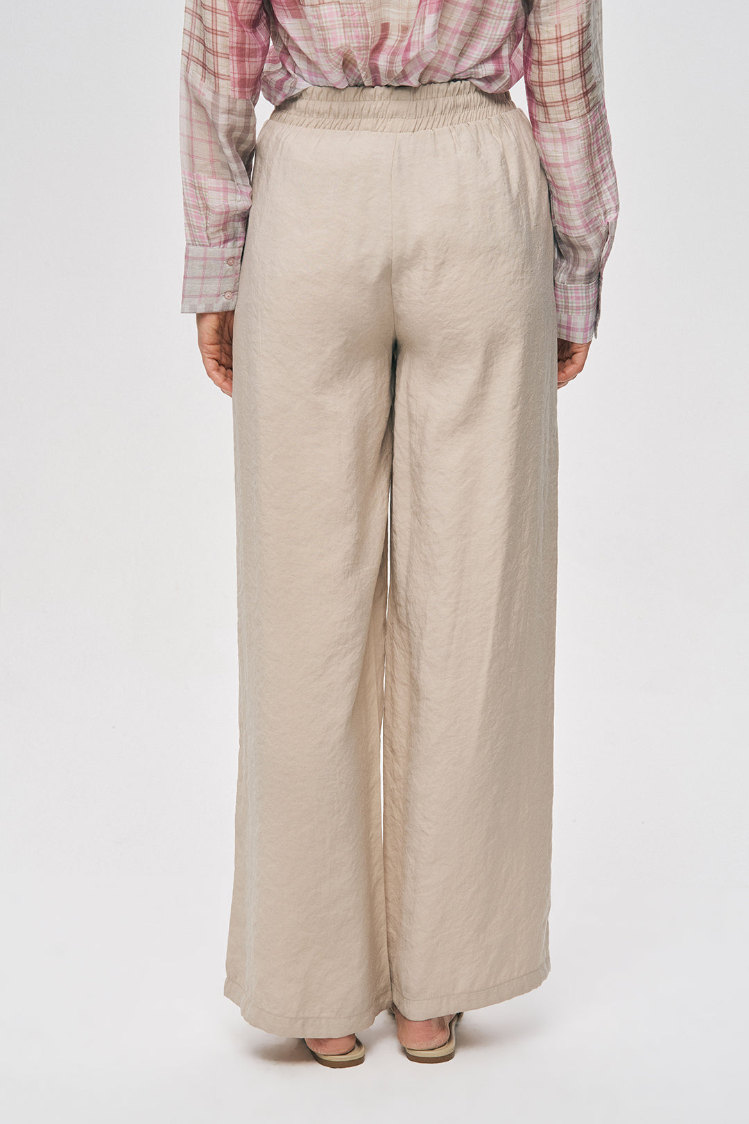 Büzgülü Bel Yazlık Kadın Pantolon