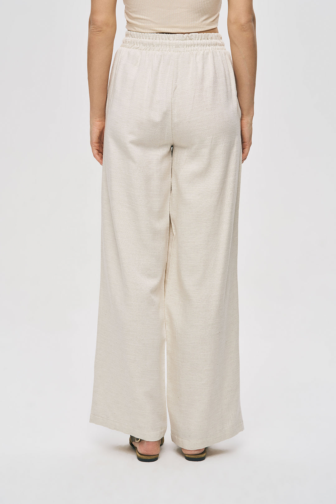 Orfeonegro Kelebek Nakış İşlemeli Rahat Kalıp Pantolon