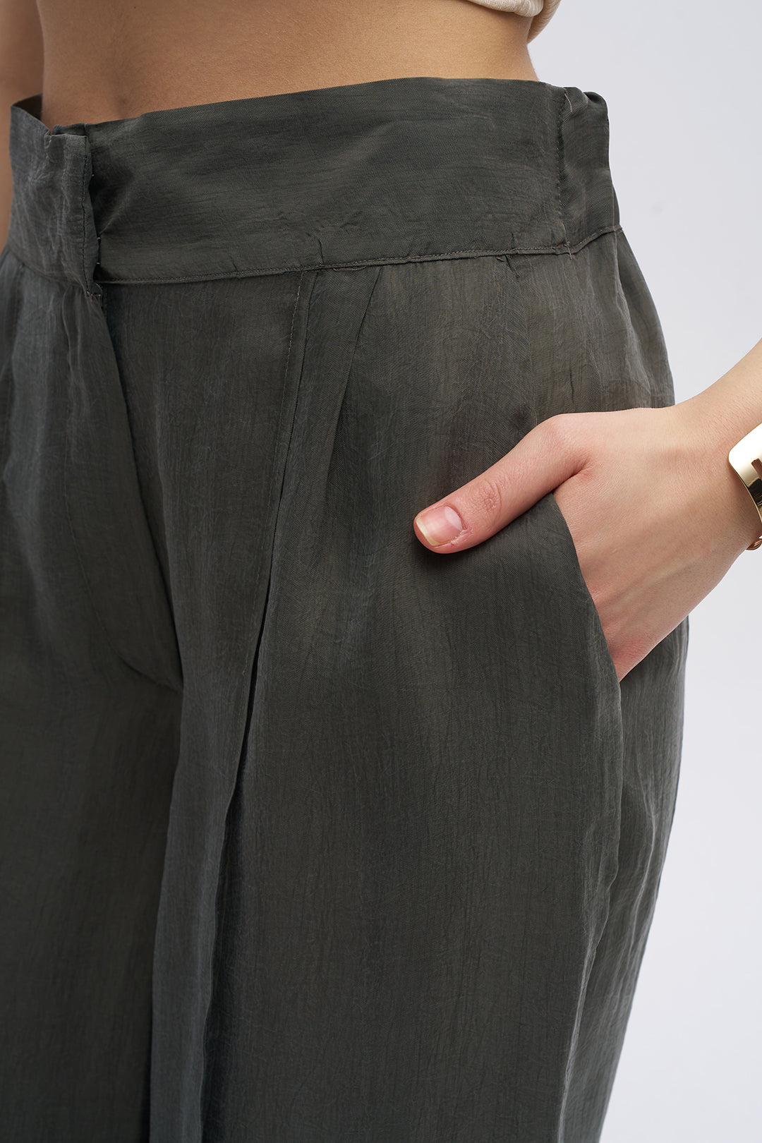 Toptan Kadın Beli Lastikli Bol Paça Pantolon