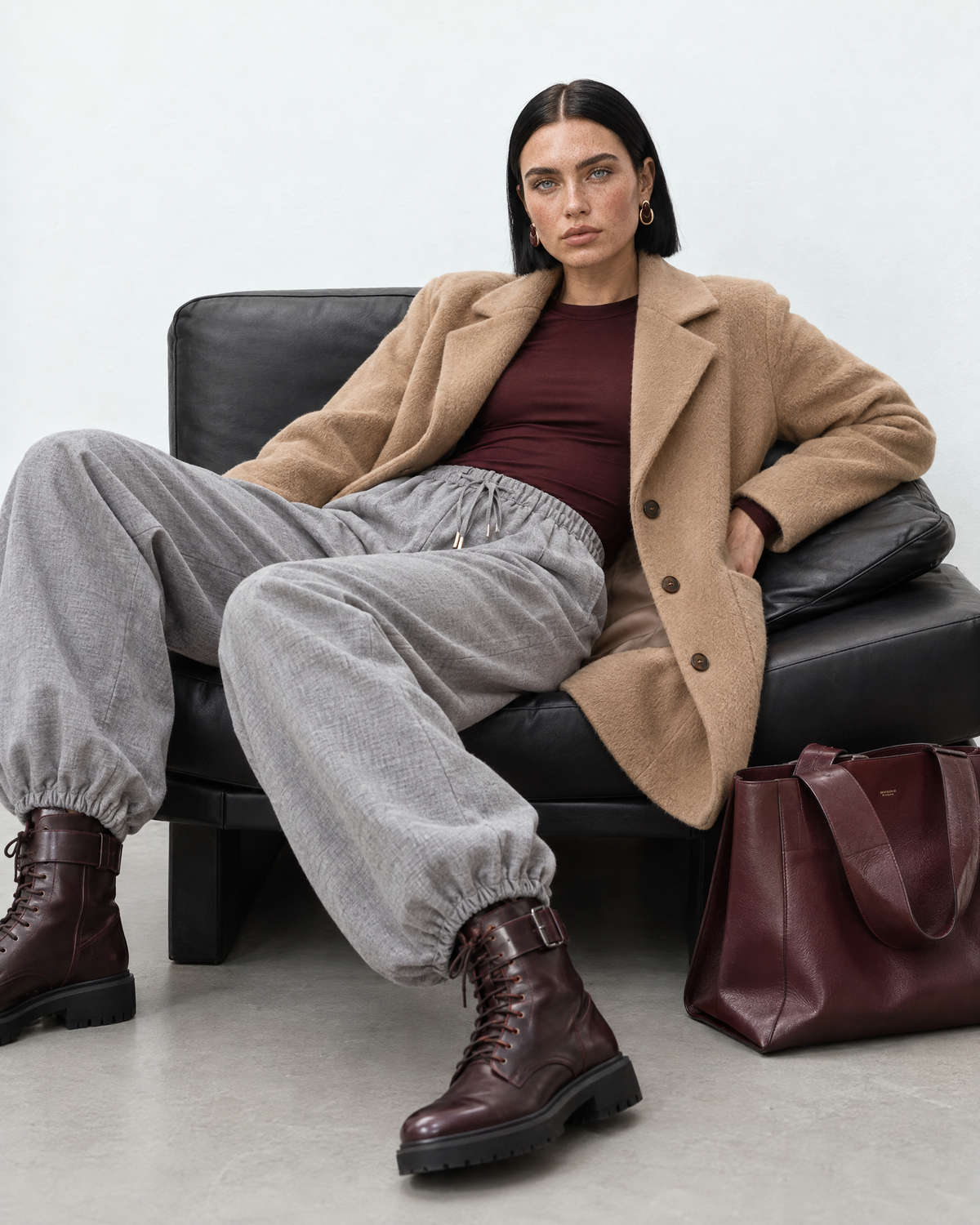 Toptan Astarlı Kumaş Kaban Ceket Camel